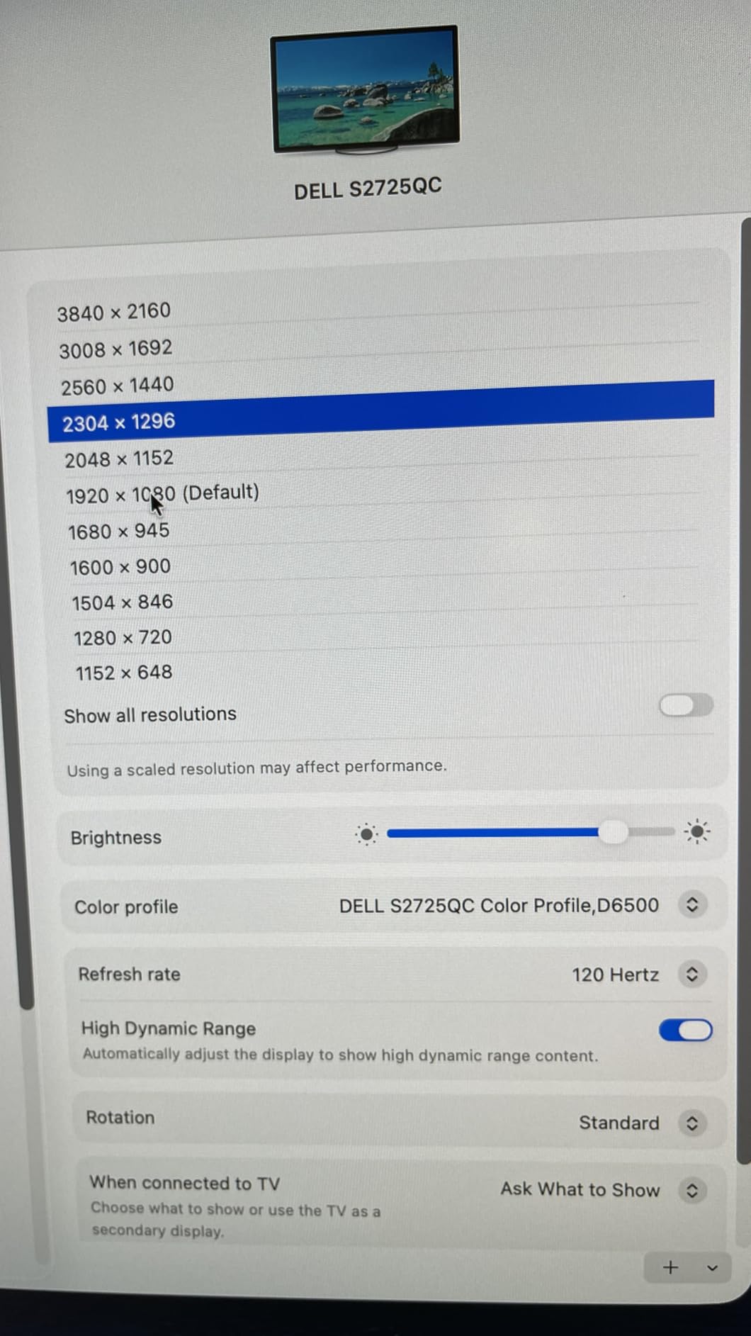 Dell 27 Monitor S2725QC, 4K UHD IPS, 120Hz, 99% sRGB, 4ms, FreeSync Premium customer photo 2