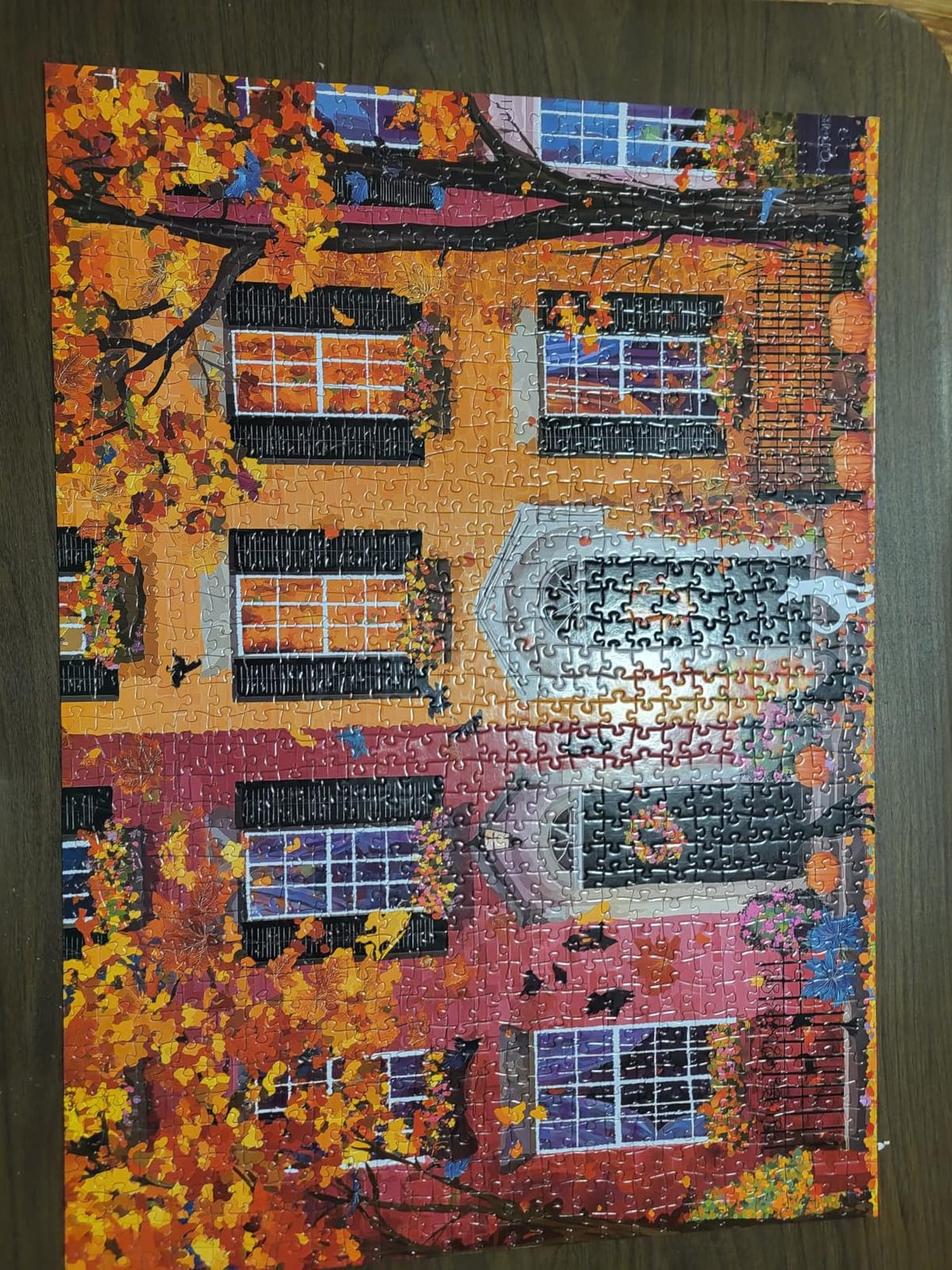 Vintage Paint Hummingbird Flower 500 Piece Puzzles for Adults, Easy Large Piece Puzzle for Seniors, Challenge Art Jigsaw Puzzles, for Gifts Party Games Family, 20x20 Inch Dust Free customer photo 1