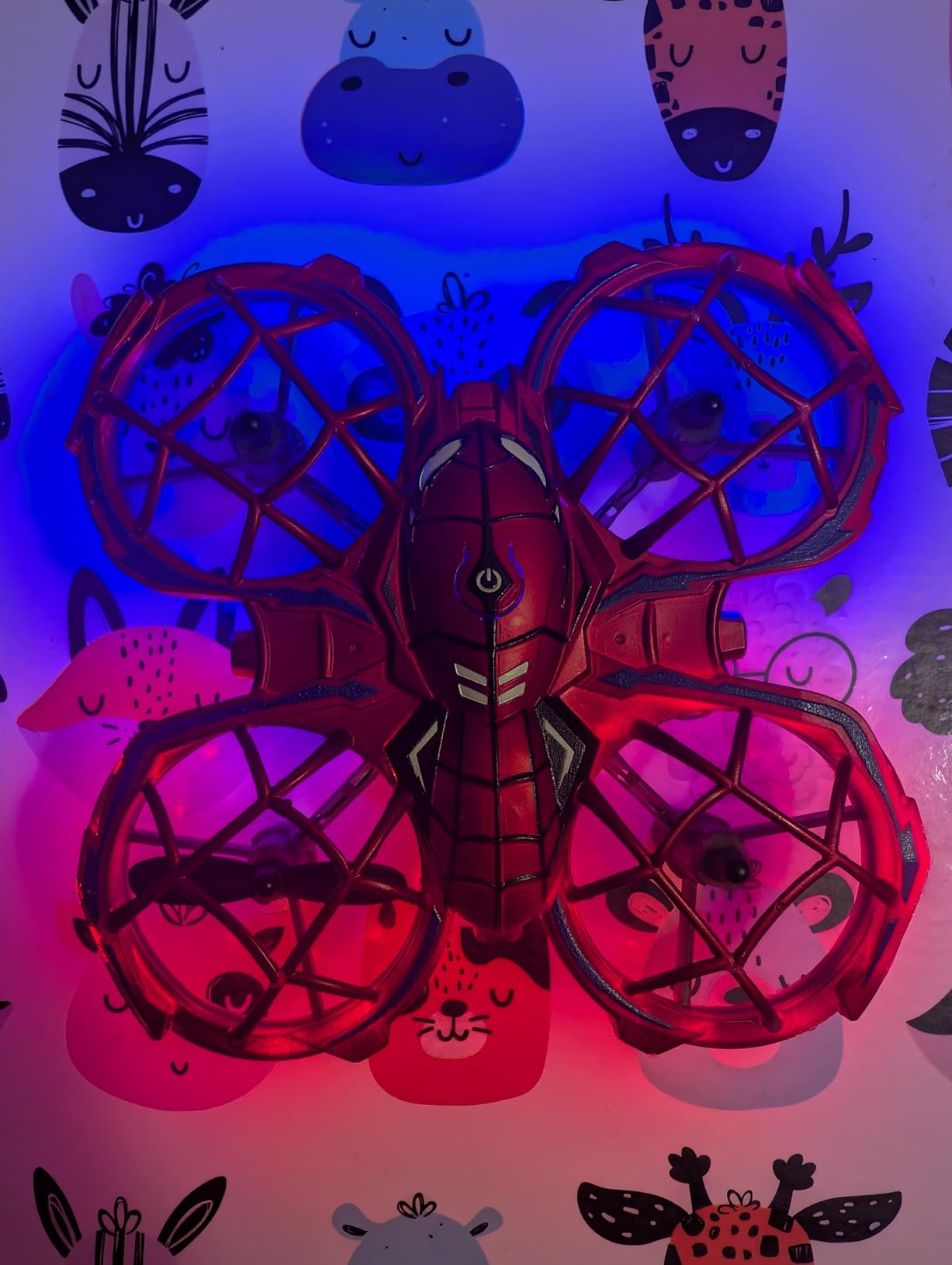 Spider Mini Drone for Kids, RC drone with LED Lights, Indoor & Outdoor Flying Toy for 8-12 Years Old Boys, 3 Speeds Mode, 360° Flips, Auto Hovering, Headless Mode, Birthday Gifts for kids Ages 3+ customer photo 1