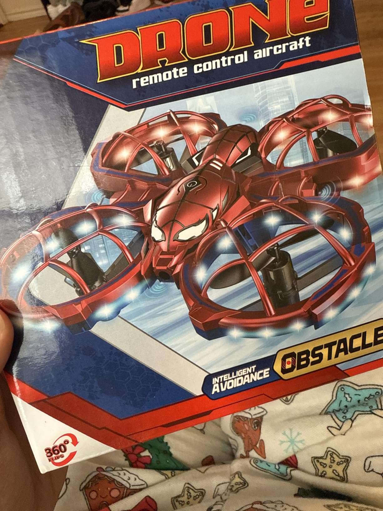Spider Mini Drone for Kids, RC drone with LED Lights, Indoor & Outdoor Flying Toy for 8-12 Years Old Boys, 3 Speeds Mode, 360° Flips, Auto Hovering, Headless Mode, Birthday Gifts for kids Ages 3+ customer photo 2