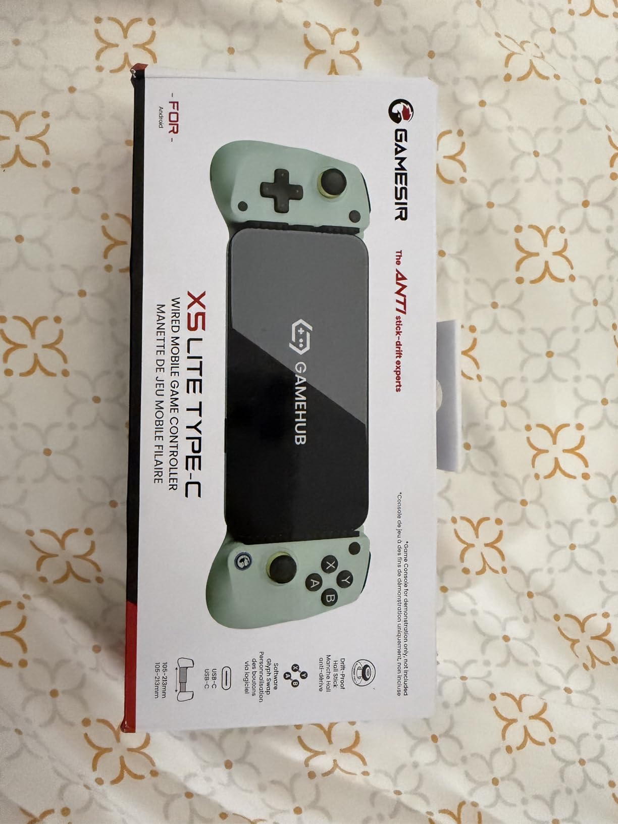 GameSir X5 Lite Mobile Gaming Controller for Android, iPhone 15/iPhone 16 Series, iPad Mini 7(USB-C), Type-C Phone Controller with Hall Effect Sticks, Turbo Function for Call Of Duty, Genshin Impact, Minecraft, Plug and Play Gamepad(Wasabi) customer photo 2