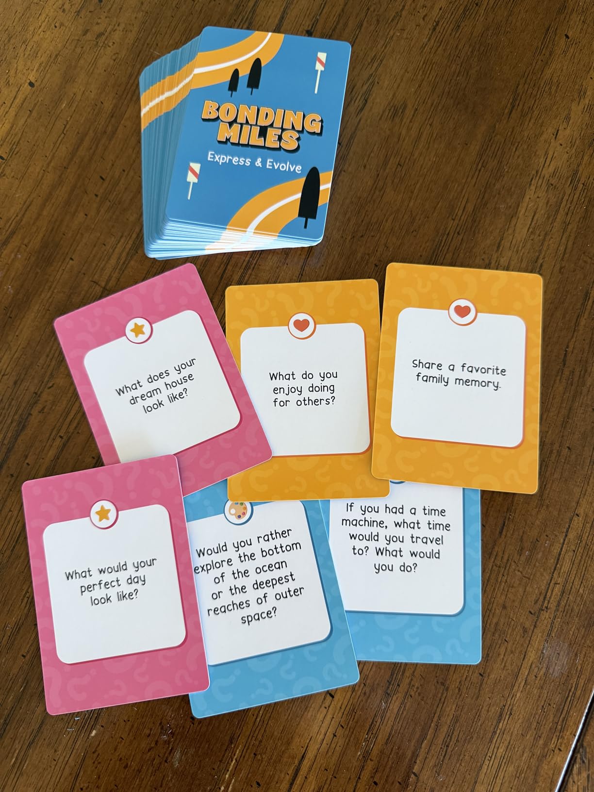 WELL BALANCED Bonding Miles – Road Trip Conversation Card Game for Kids, Teens & Adults, Car Game, Travel Essentials customer photo 1