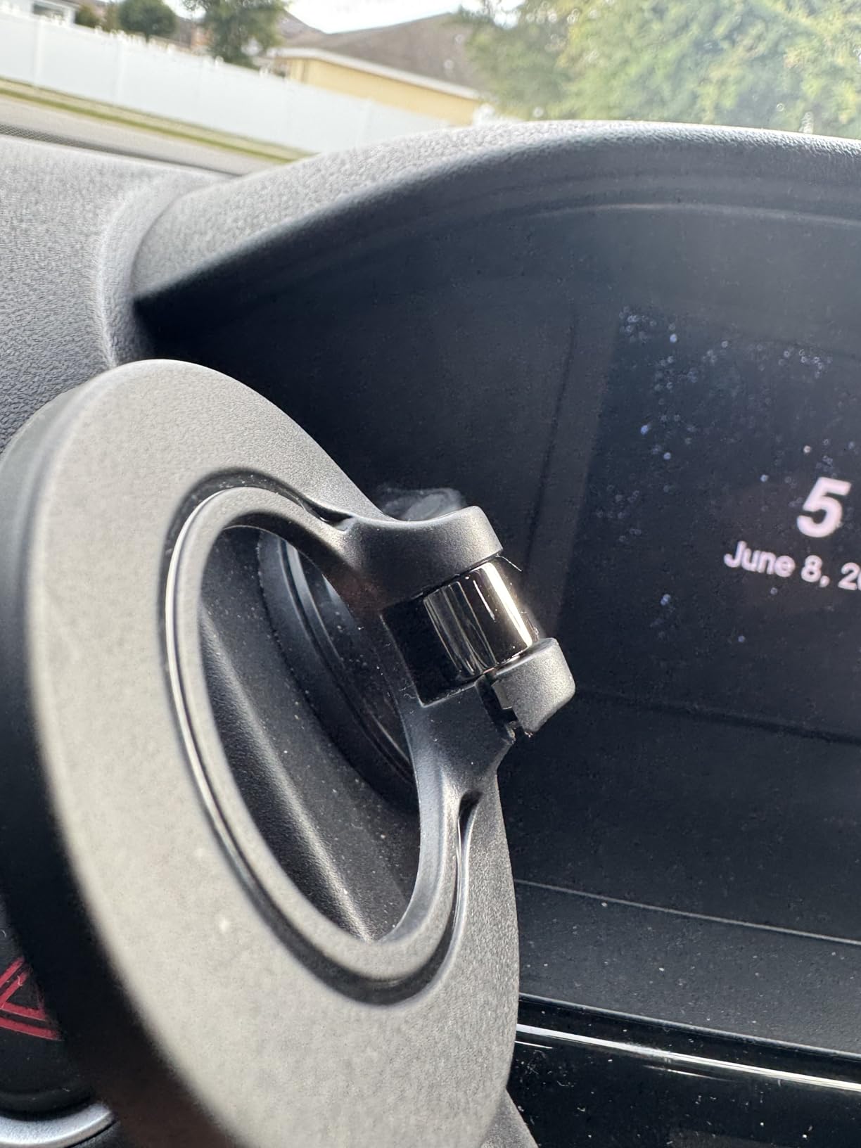 LISEN for MagSafe Car Mount [3800gf Strong Magnet & 90+LBS Suction] 360° Adjustable Vacuum Magnetic Phone Holders for Your Car, for Note 18 iPhone 17 Pro Max 16 15 14 13 12 Plus Air for All Smartphone customer photo 2