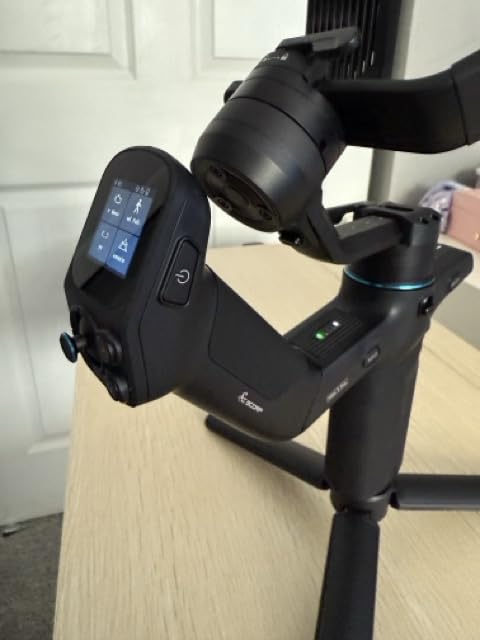 FeiyuTech SCORP Mini-3-Pro Gimbal Stabilizer for Camera Mirrorless/Compact/Action Cameras,Smartphone,18m AI Tracking,Detachable Remote Handle,4.4lbs Payload,3-axis Gimbal for Canon Sony Nikon customer photo 2