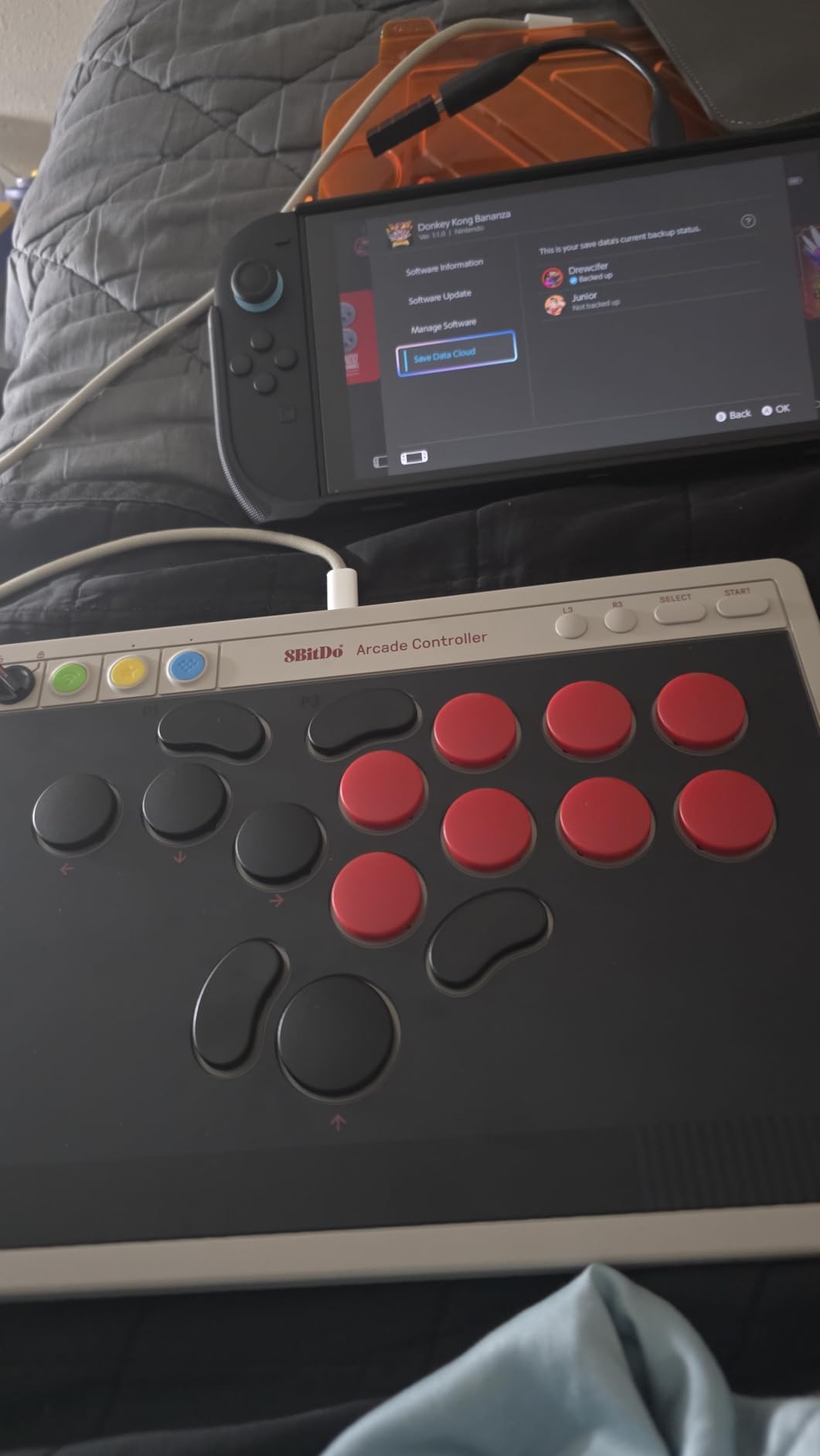 8BitDo All-Button Arcade Controller for Switch & Windows, N Edition customer photo 1