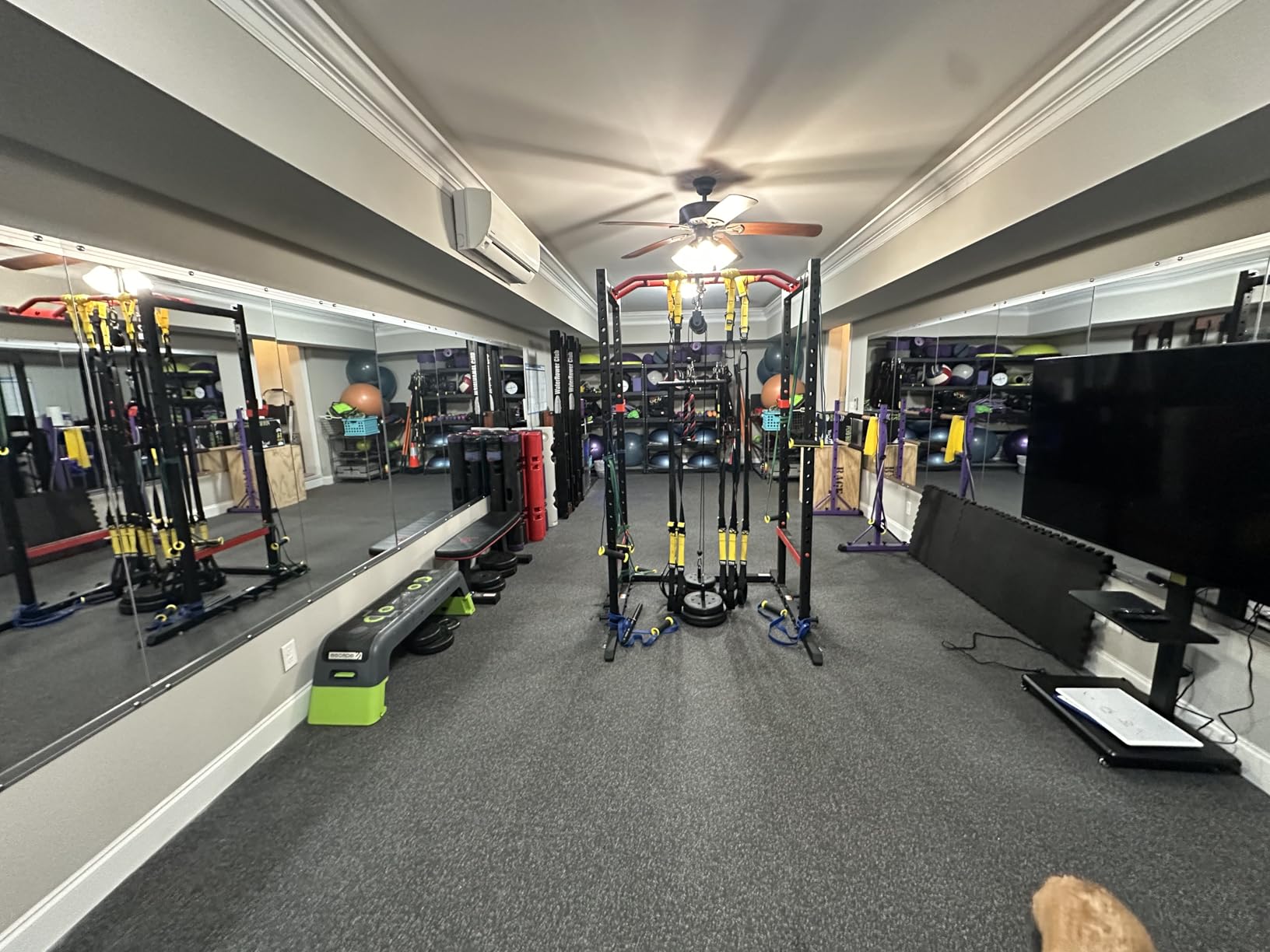 80x40 in Home Gym Mirrors,2-Pack,Frameless,Wall Mounted customer photo 2