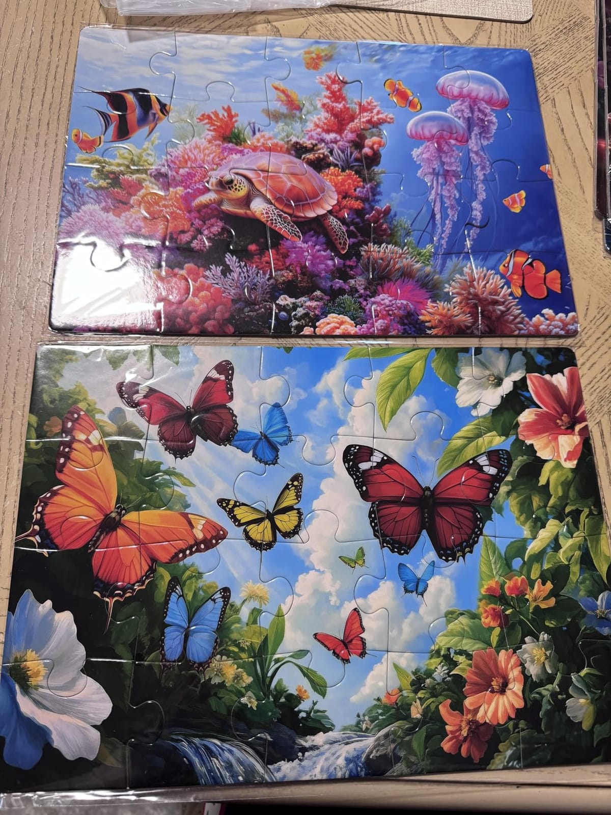 6 Pack 20 Piece Large Piece Puzzles for Seniors, Easy Grip Set customer photo 1