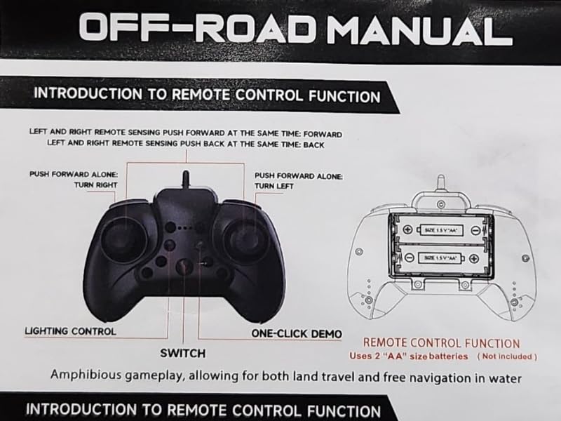 Amphibious Remote Control Car, 1:18 Monster Truck Toys for Boys RC Cars customer photo 2