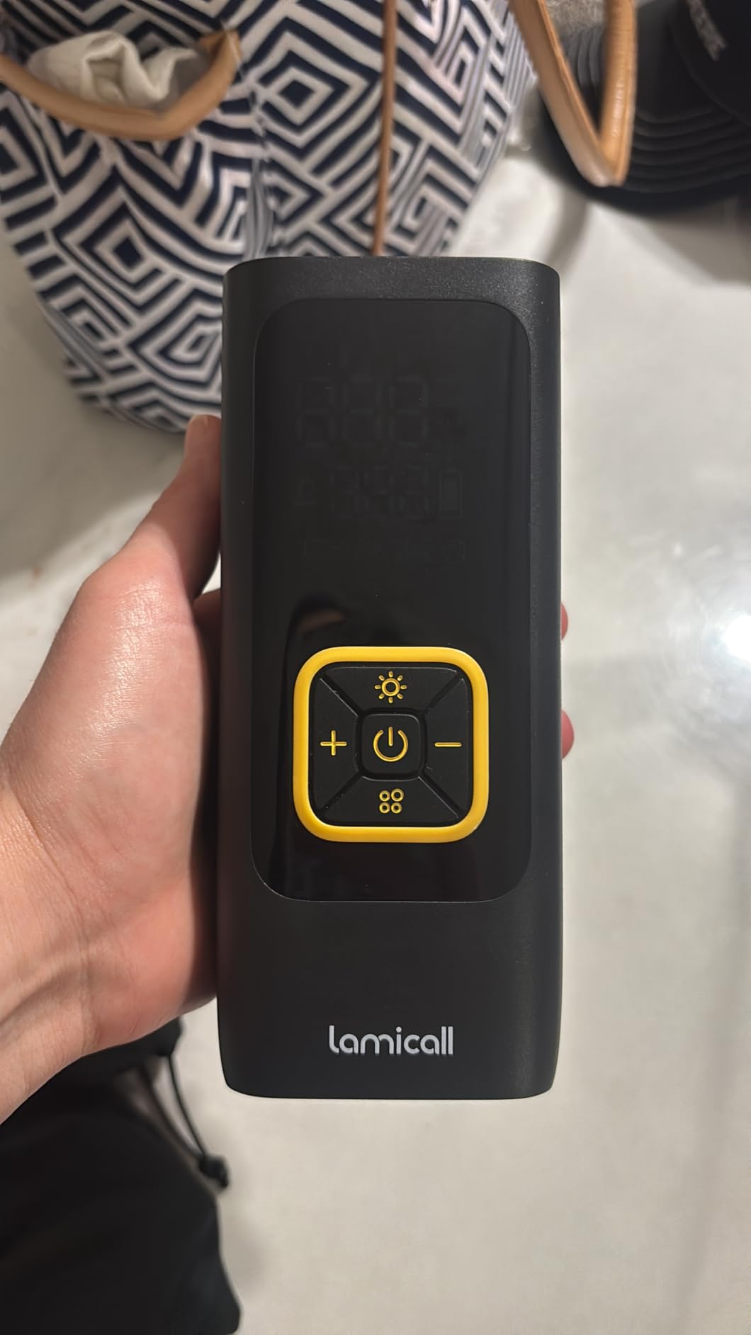 Lamicall Car Tire Inflator Portable Air Compressor, 4X Faster, 150 PSI customer photo 2