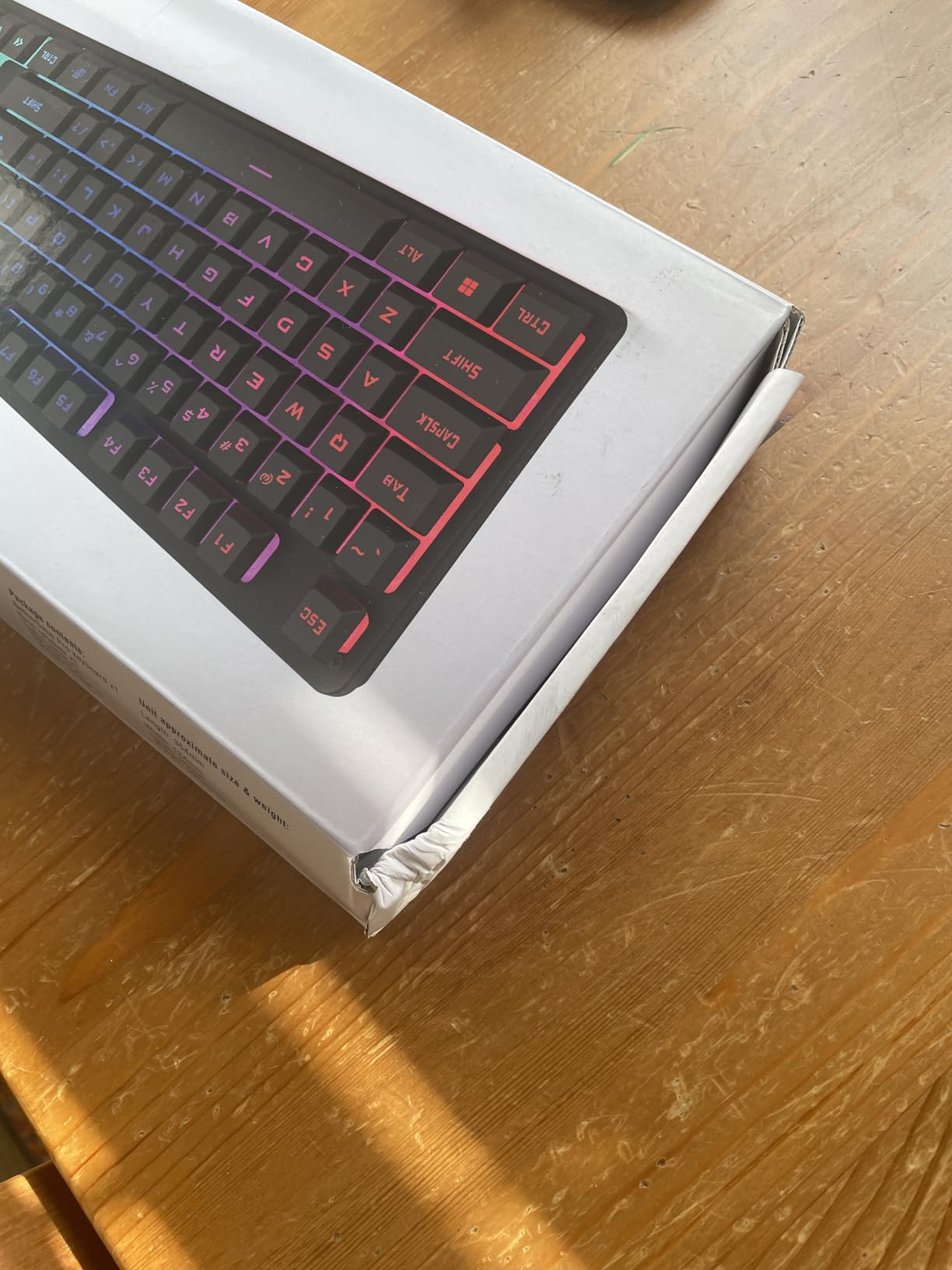 Redragon K521KS Wireless Gaming Keyboard, Tri-Mode BT/2.4G/USB-C RGB Mechanical Feeling Keyboard with Multimedia Keys, 4000mAh Battery, Anti-Ghosting, Compatible with PC - Upgrade customer photo 2