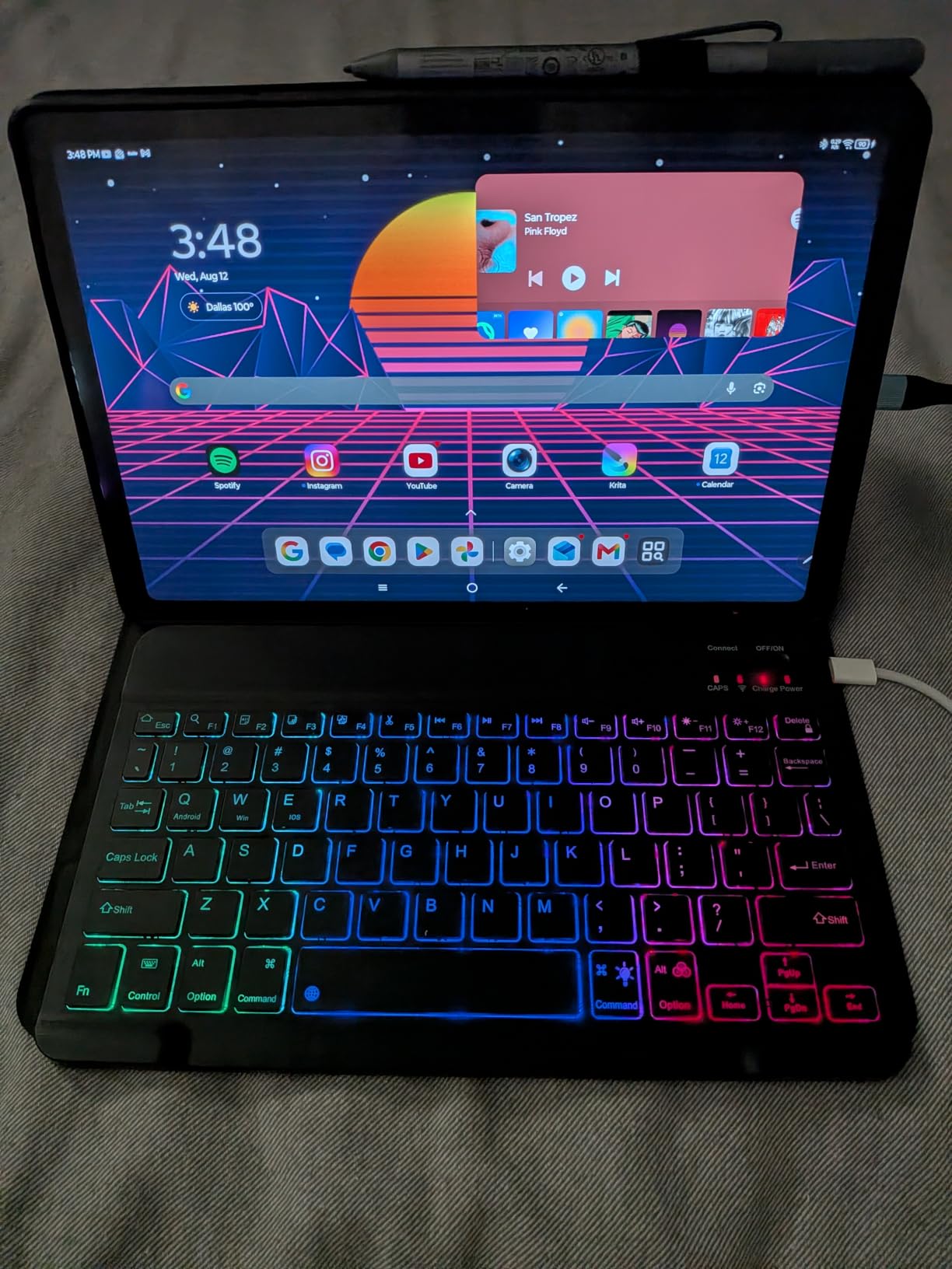 Lenovo Idea Tab - College Tablet - 11″ 2.5K IPS Touchscreen Display - 90Hz - MediaTek Dimensity 6300-8 GB Memory - 256 GB Storage - Integrated Arm Mali-G57 MC2 - Tab Pen and Folio Case customer photo 2