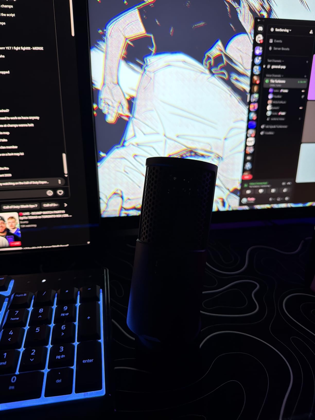 HyperX SoloCast 2 – Gaming USB Condenser Mic for PC, USB-C to USB-A, Built-in Pop Filter, Internal Shock Mount, Plug and Play, 24-bit / 96kHz, Compact Tiltable Stand – Black customer photo 1