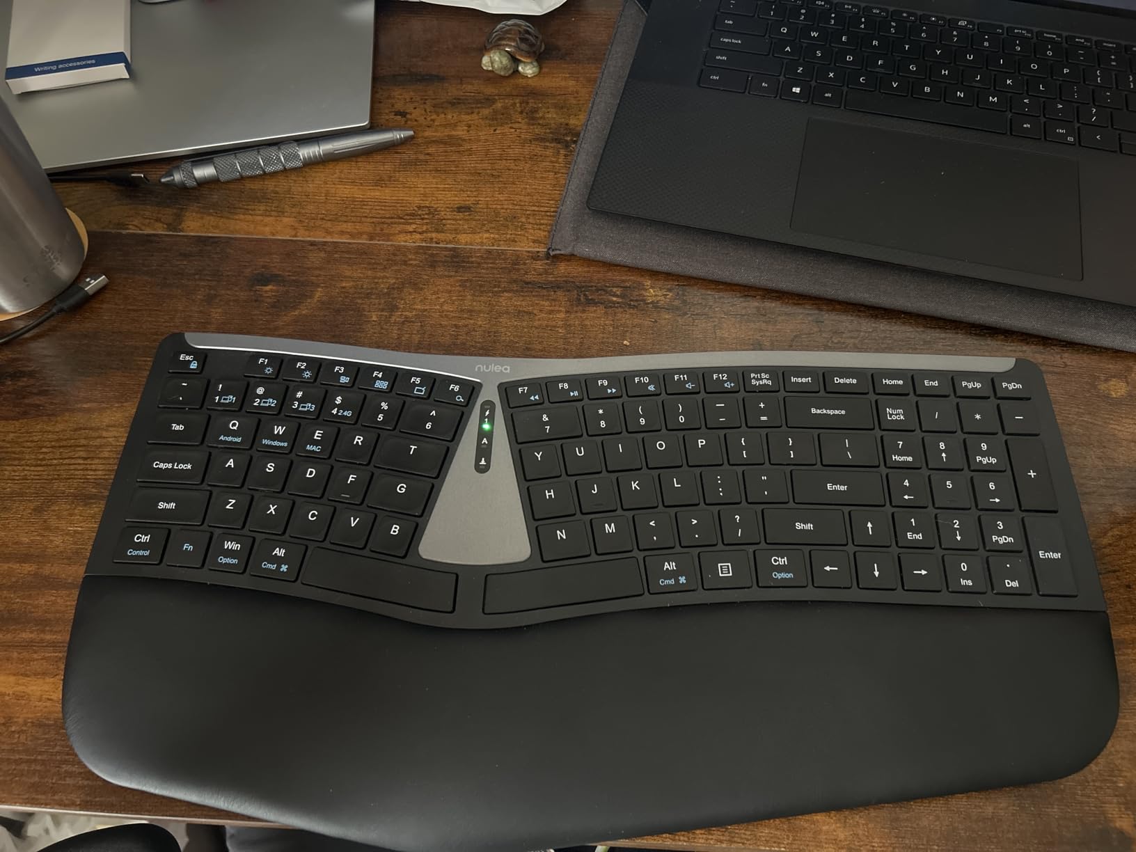 Nulea Ergonomic Split Wireless Keyboard with Cushioned Wrist Rest customer photo 1
