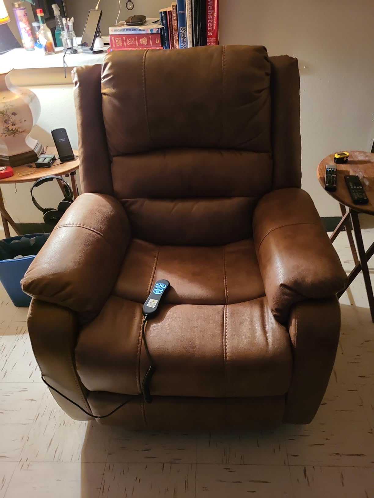 Signature Design by Ashley Power Lift Recliner with Heat and Massage customer photo 1