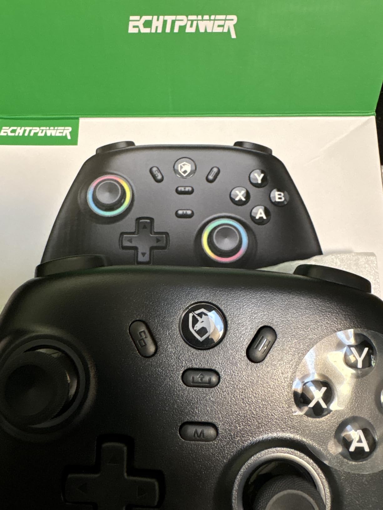 ECHTPower PC Gaming Controller–Wireless for PC with Hall-Effect Joysticks, 1000Hz Polling Rate, No Drift, Turbo & Vibration, Compatible with Windows/Switch/iOS/Android/Steam –Place & Charge Dock customer photo 2