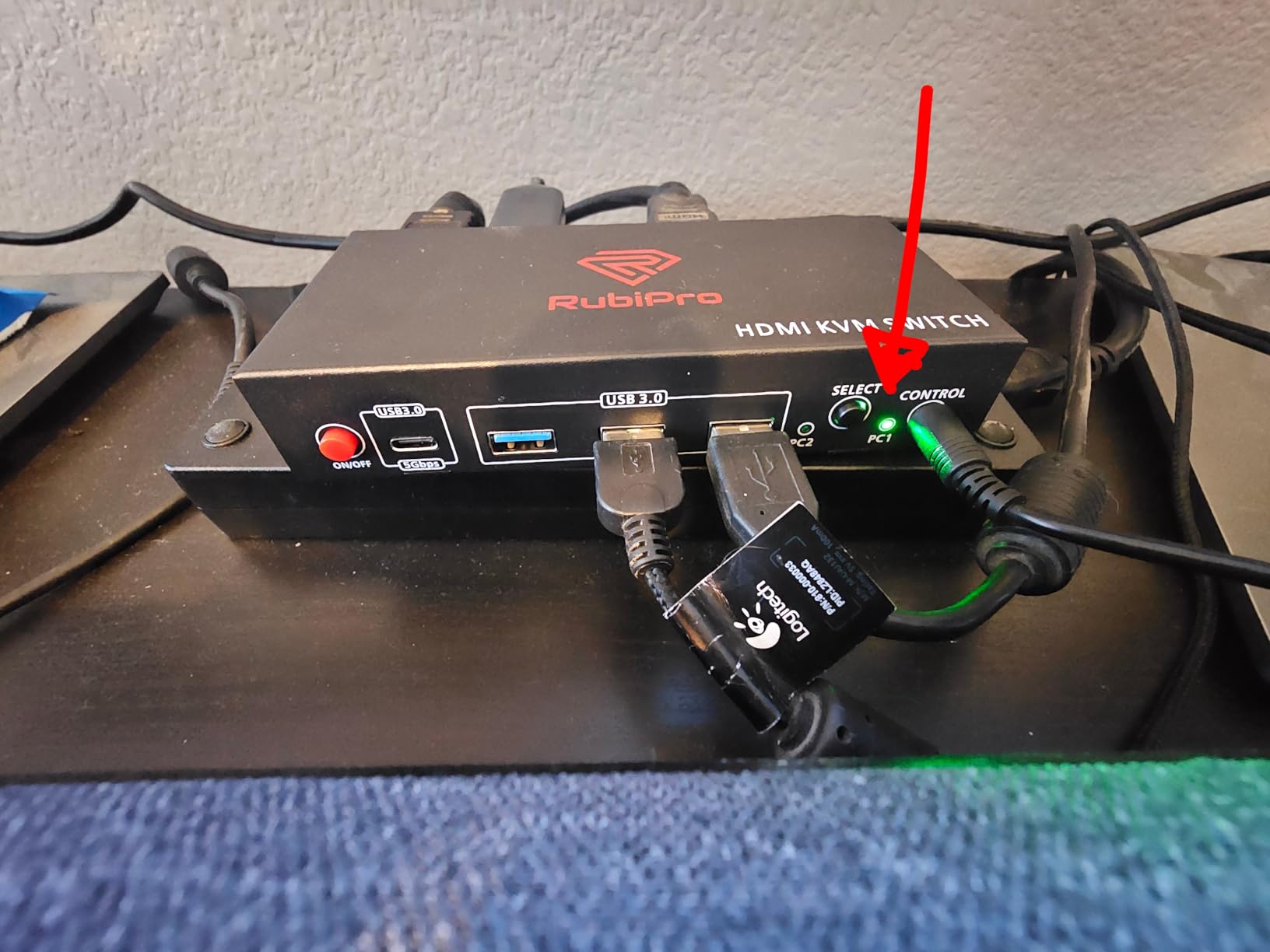 HDMI KVM Switch 2 Monitors 2 Computers – 8K@60Hz, 4K@120Hz, 4 Port USB 3.0 Hub (5Gbps), Wired Remote, Plug & Play for Windows/Mac/Linux with an additionl Braided 8K HDMI Cable customer photo 2