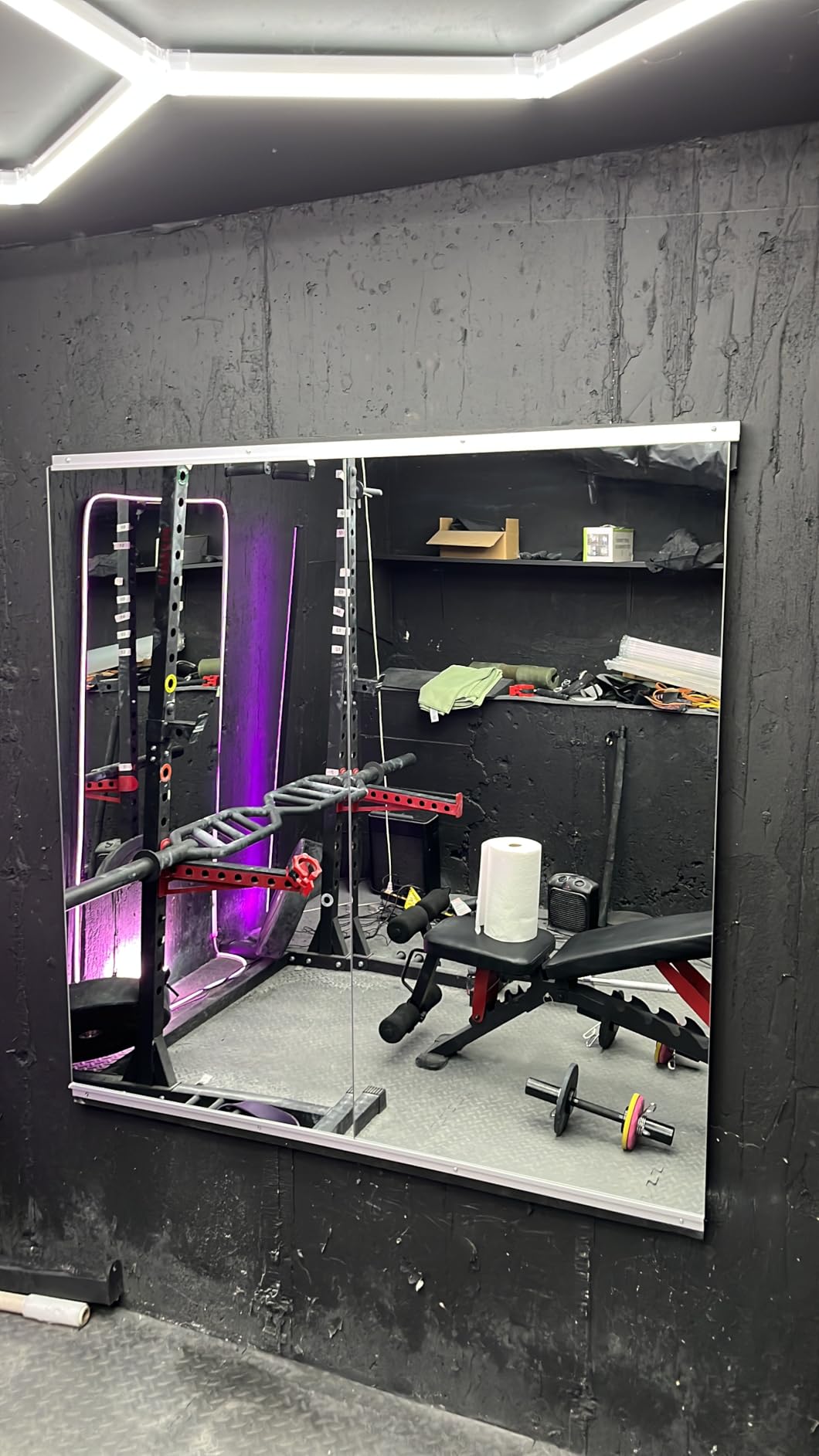 FICTOR Home Gym Mirror for Wall, 50