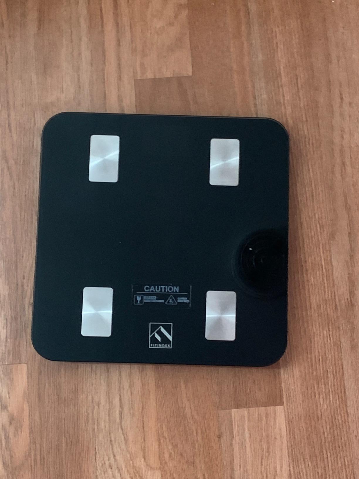 FITINDEX Body Pod Smart Scale, 8-Electrode, BMI & Body Fat, Large Platform customer photo 2
