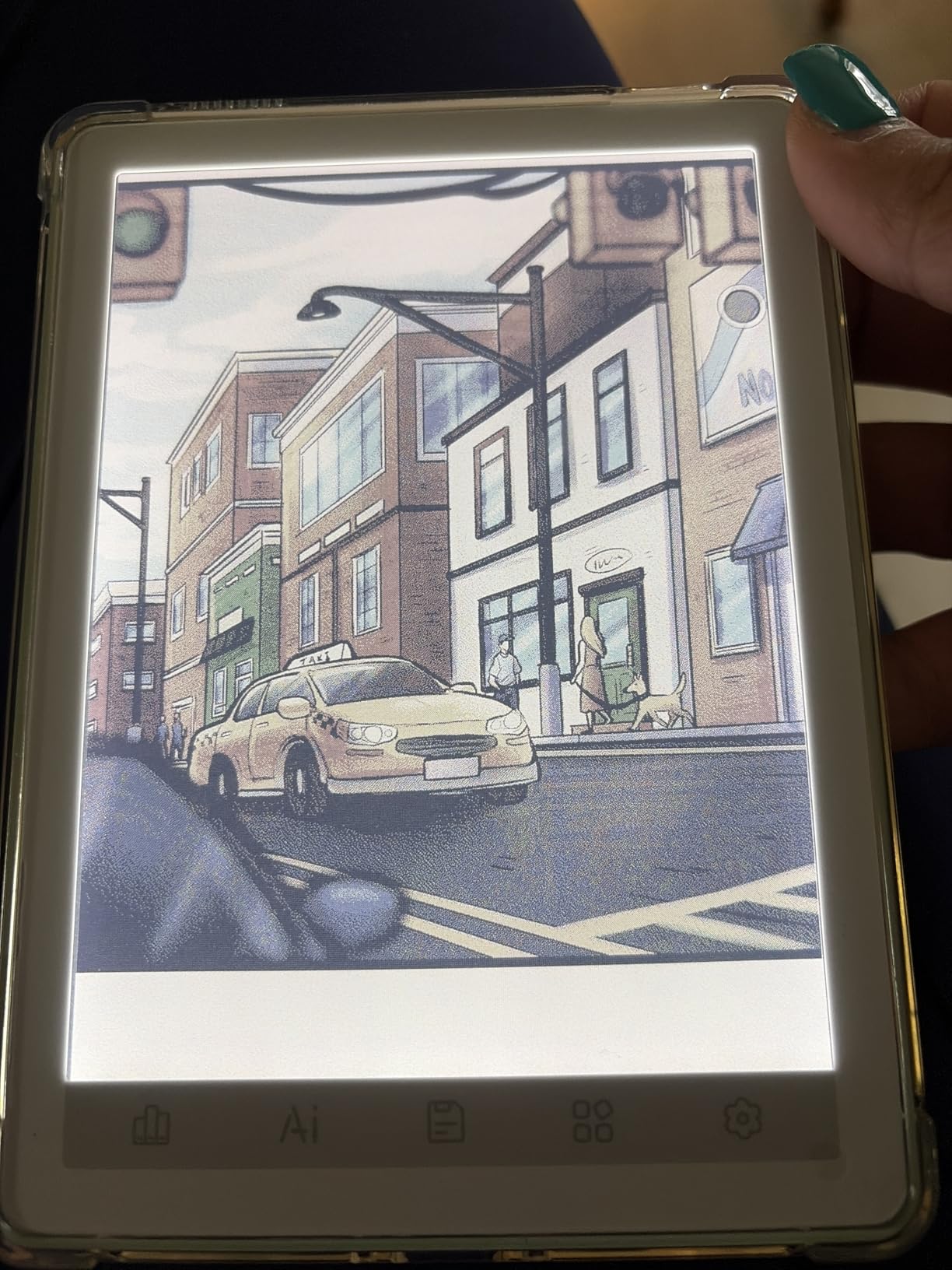 Bigme B6 Color Ebook Reader, 6 Inch e-Paper Tablet, 4GB+64GB Storage, Android 14,White (White) customer photo 2