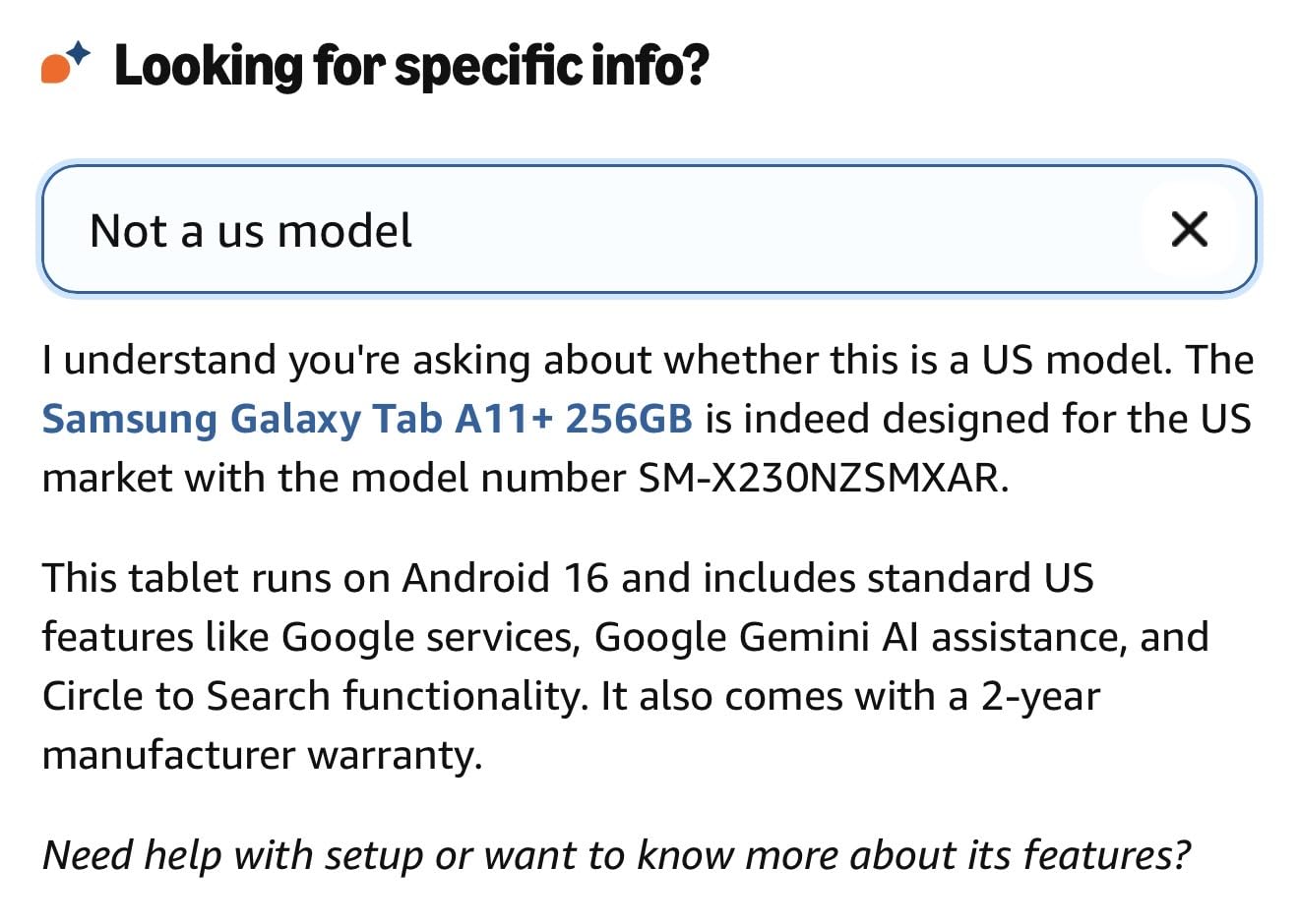 Samsung Galaxy Tab A11+ 6GB RAM, 128GB Storage, Expandable Storage, Gray | Optimized Performance, Long Lasting Battery, Large Display, Dolby Atmos Speakers, AI Assist, Slim, Light, 2 Year Warranty customer photo 2