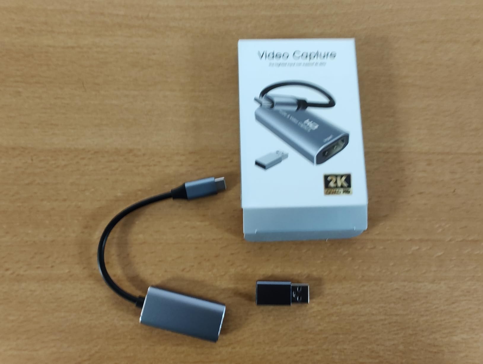 Video Capture Card, 4K USB3.0 HDMI to USB C, 1080P60FPS HDMI Capture Card for Streaming, Gaming, Video Recording Compatible with Switch, Xbox, PS4, OBS, Windows, Mac OS, Zoom(Silver) customer photo 2