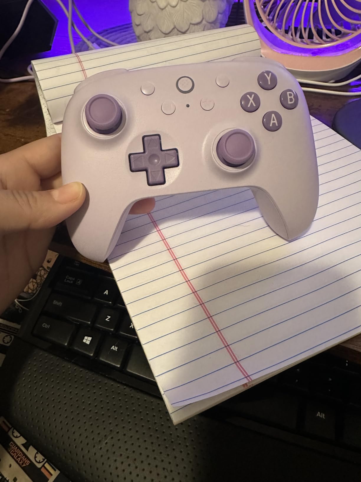 8Bitdo Ultimate 2C Wireless Controller for Windows PC and Android, with 1000 Hz Polling Rate, Hall Effect Joysticks and Triggers, and Remappable L4/R4 Bumpers (Transparent Black) customer photo 1