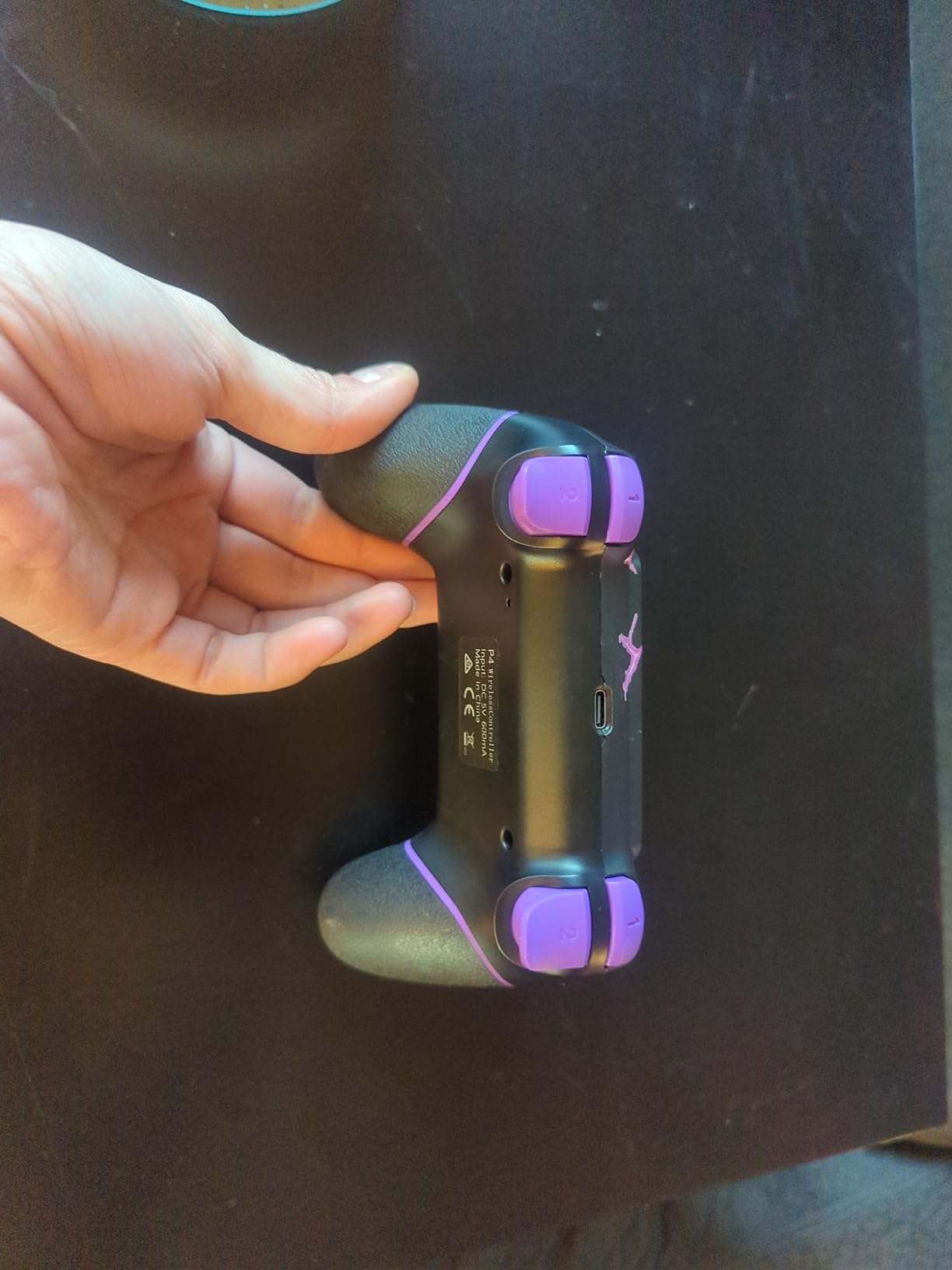VidPPluing Wireless Controller Compatible with PS5/Android/IOS/MAC/Steam Deck, Gamepad with LED Lighting/Hall Effect Trigger/Turbo/Macro/Dual Vibration/3.5mm Headset Jack/1500 mAh Battery customer photo 1