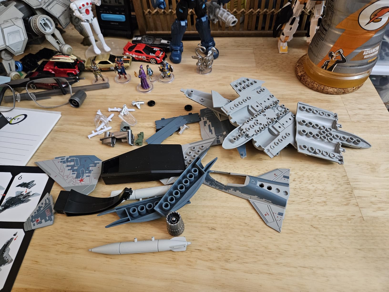 1:72 Scale F-18 Jolly Rogers Fighter Jet Quick Assembly Model Kit customer photo 1