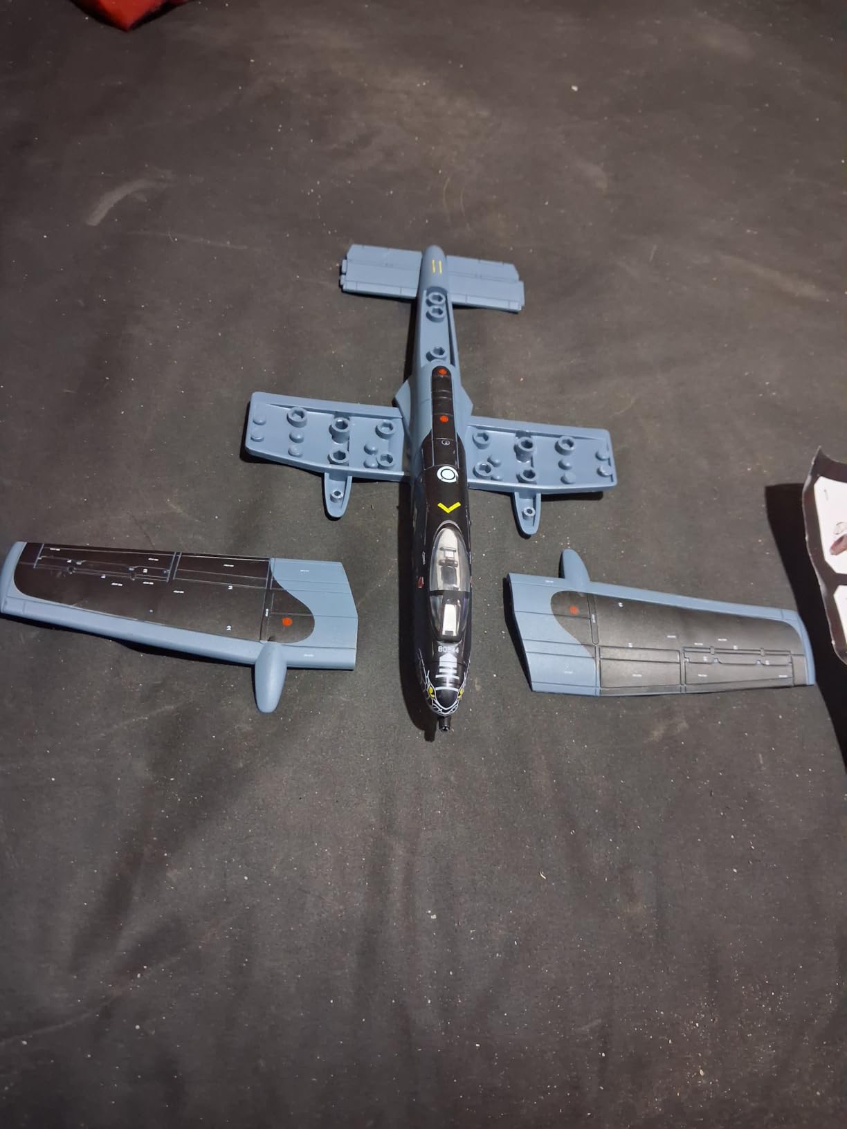 1:72 Scale F-18 Jolly Rogers Fighter Jet Quick Assembly Model Kit customer photo 2