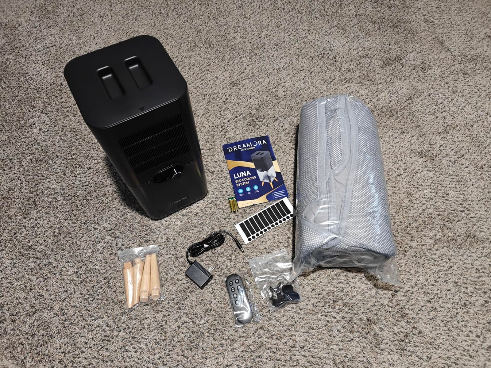 Quiet Bed Cooling System, Luna Water-Cooled Mattress Cooler customer photo 2