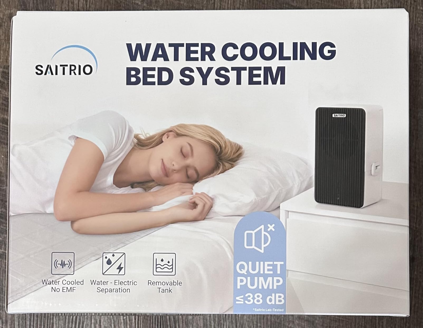 SAITRIO Bed Cooling System Air1 (Full)- Cooling Mattress Pad customer photo 2