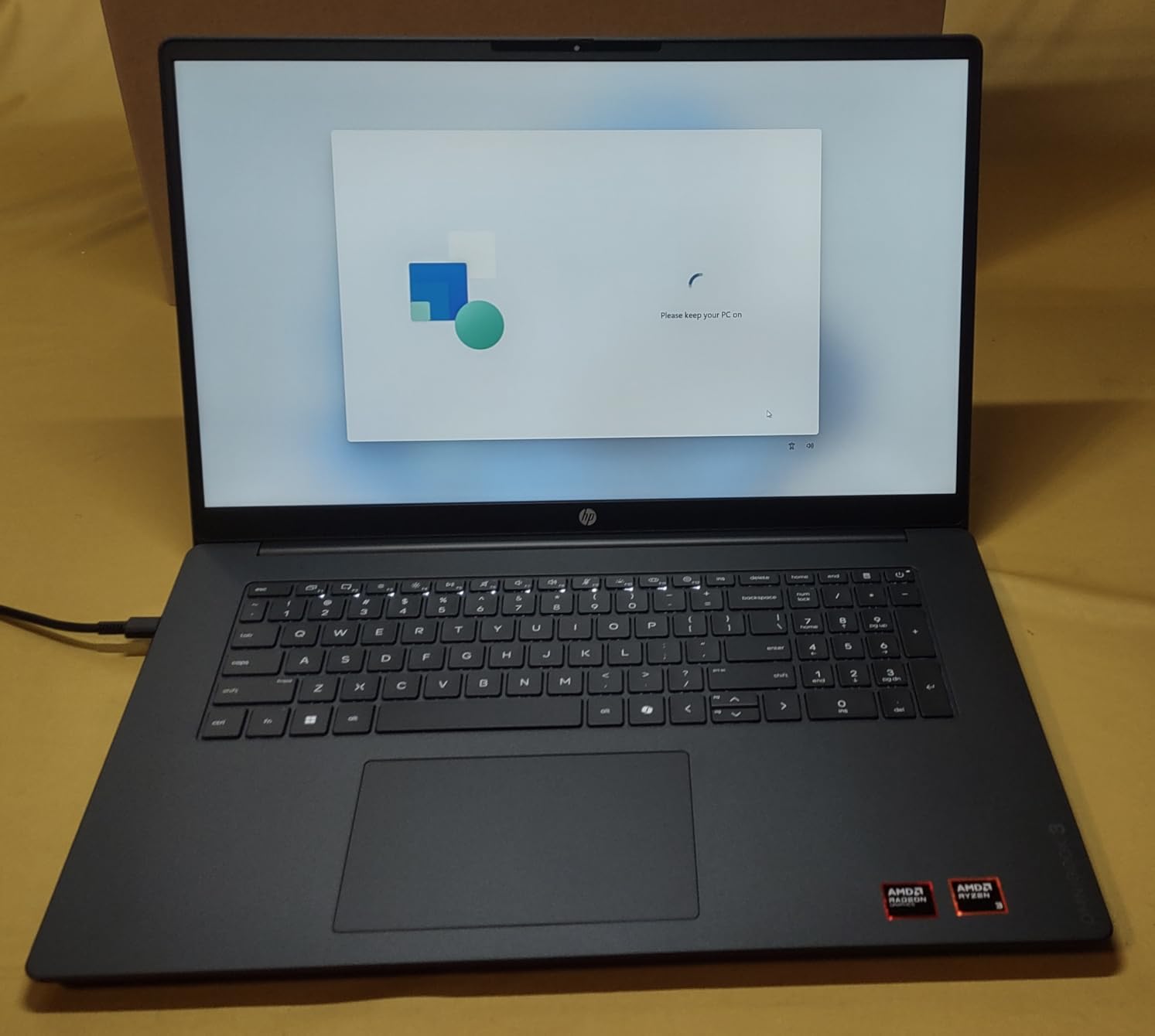 HP OmniBook 3 17.3 inch Laptop PC, FHD Display, AMD Ryzen 3 30, 8 GB RAM, 512 GB SSD, AMD Radeon 610M Graphics, Windows 11 Home, Mica Silver, 17-dp0199nr customer photo 1