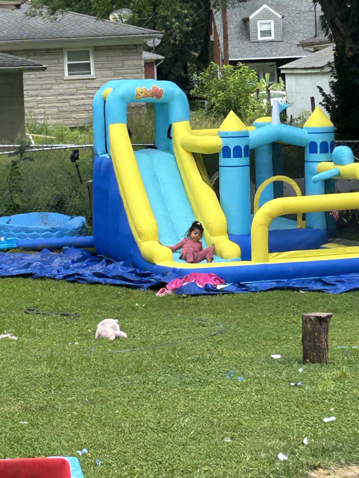Bounce House, 8-in-1 Gameplay Mode Inflatable Bounce House for Kids customer photo 1