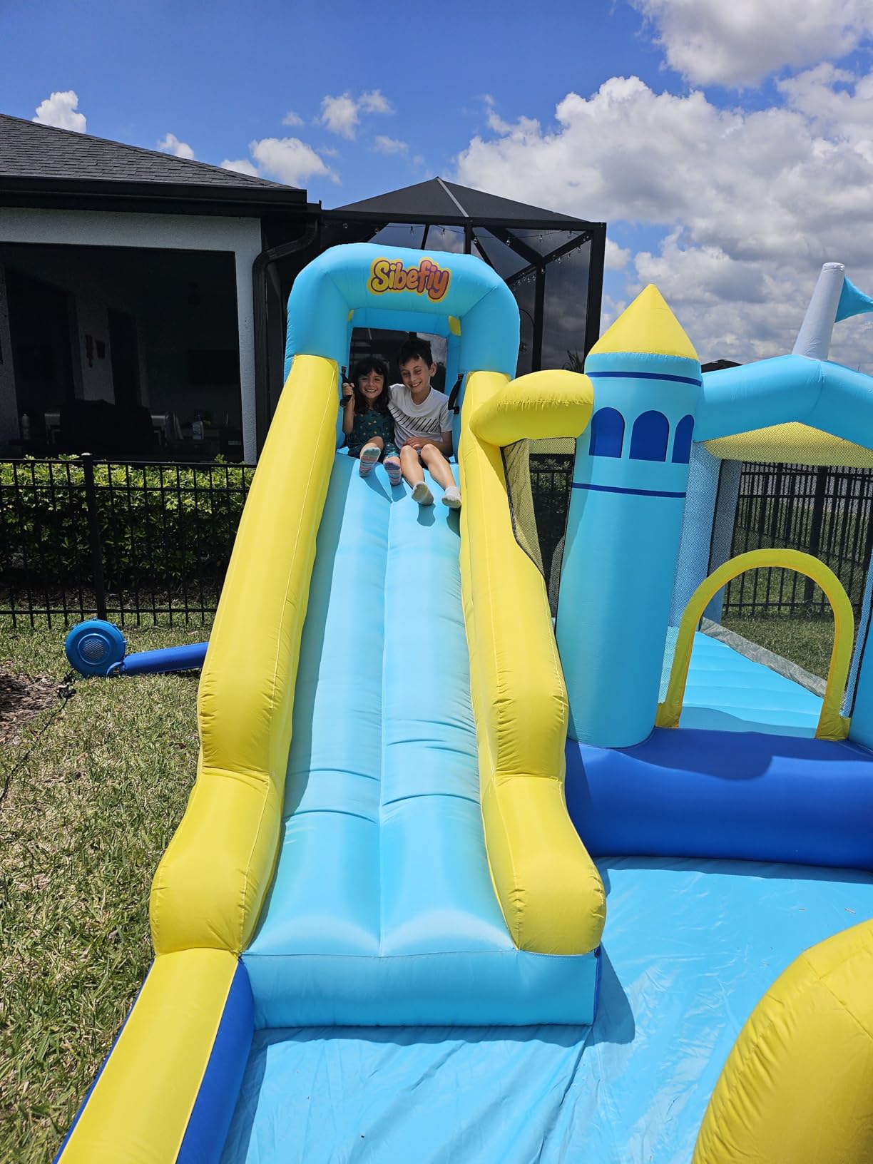 Bounce House, 8-in-1 Gameplay Mode Inflatable Bounce House for Kids customer photo 2