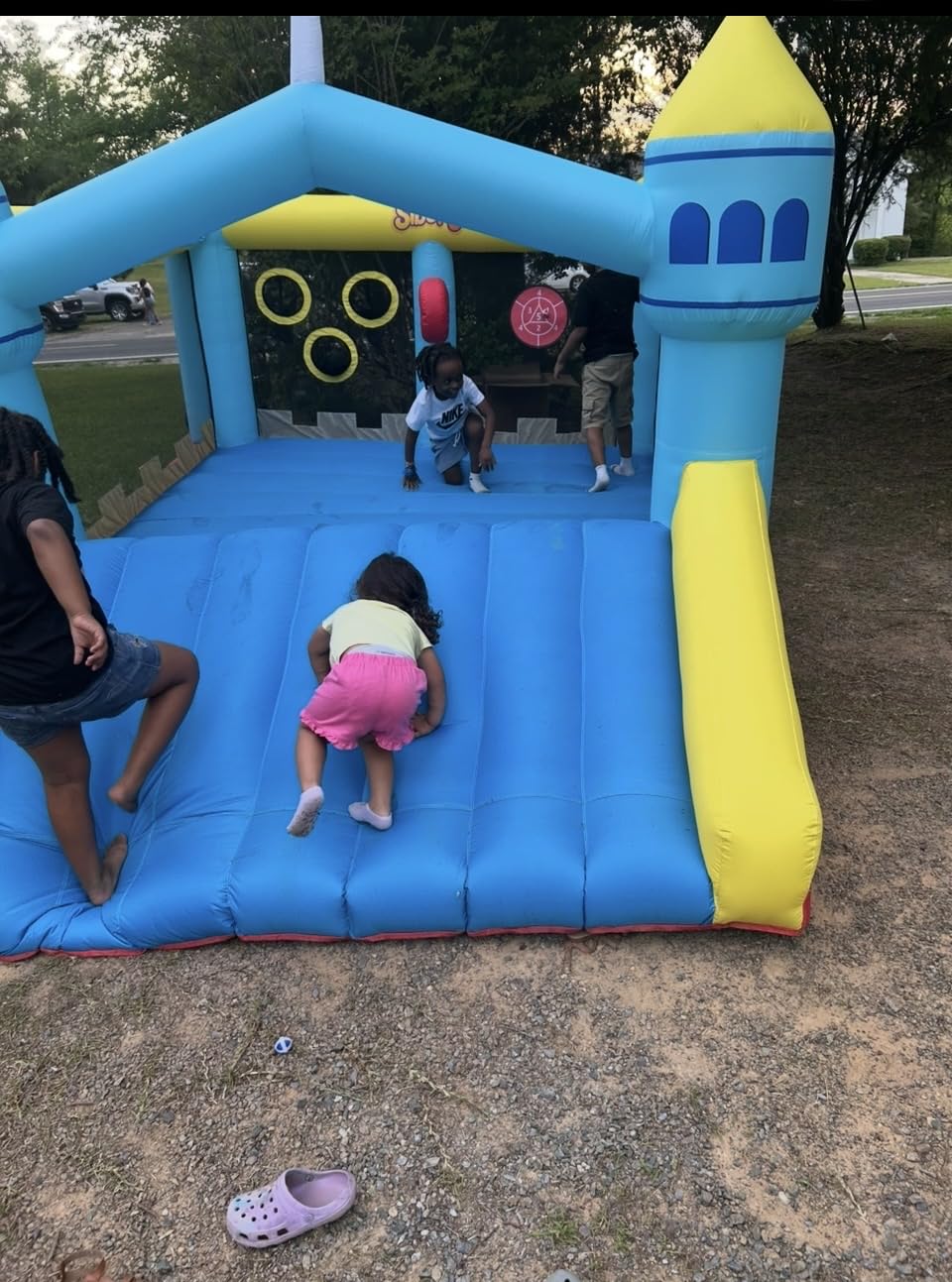 Bounce House, 6-in-1 Play Mode Inflatable Bounce House for Kids customer photo 1