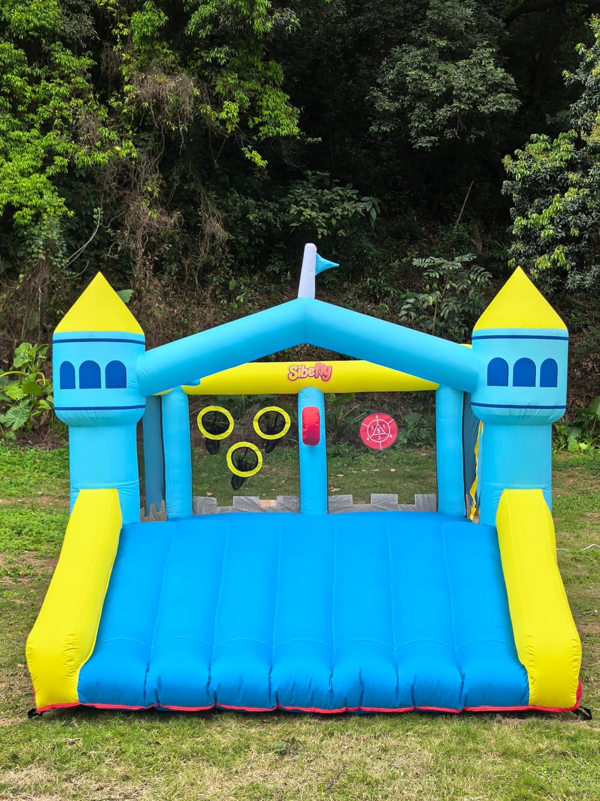 Bounce House, 6-in-1 Play Mode Inflatable Bounce House for Kids customer photo 2