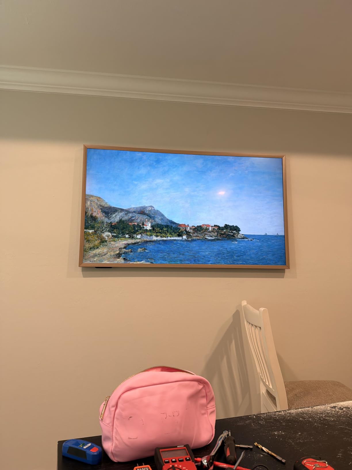 Hisense 85“ Hi-QLED 4K S7 CanvasTV Series Google Smart Art TV (85S7SG, 2026 New) - 144Hz, Art Gallery, Dolby Vision HDR, Anti-Glare Panel, Hi-Matte Display, Frame & UltraSlim Wall Mount Included customer photo 2