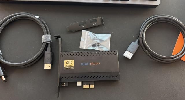 VIXLW 4K Internal Capture Card, PCIe Capture Card, HDMI, 4K60 Passthrough, Ultra-Low Latency for Streaming & Recording, for PS4,PS5, Xbox, in OBS, YouTube, Single & Dual PC Setups, Black customer photo 2