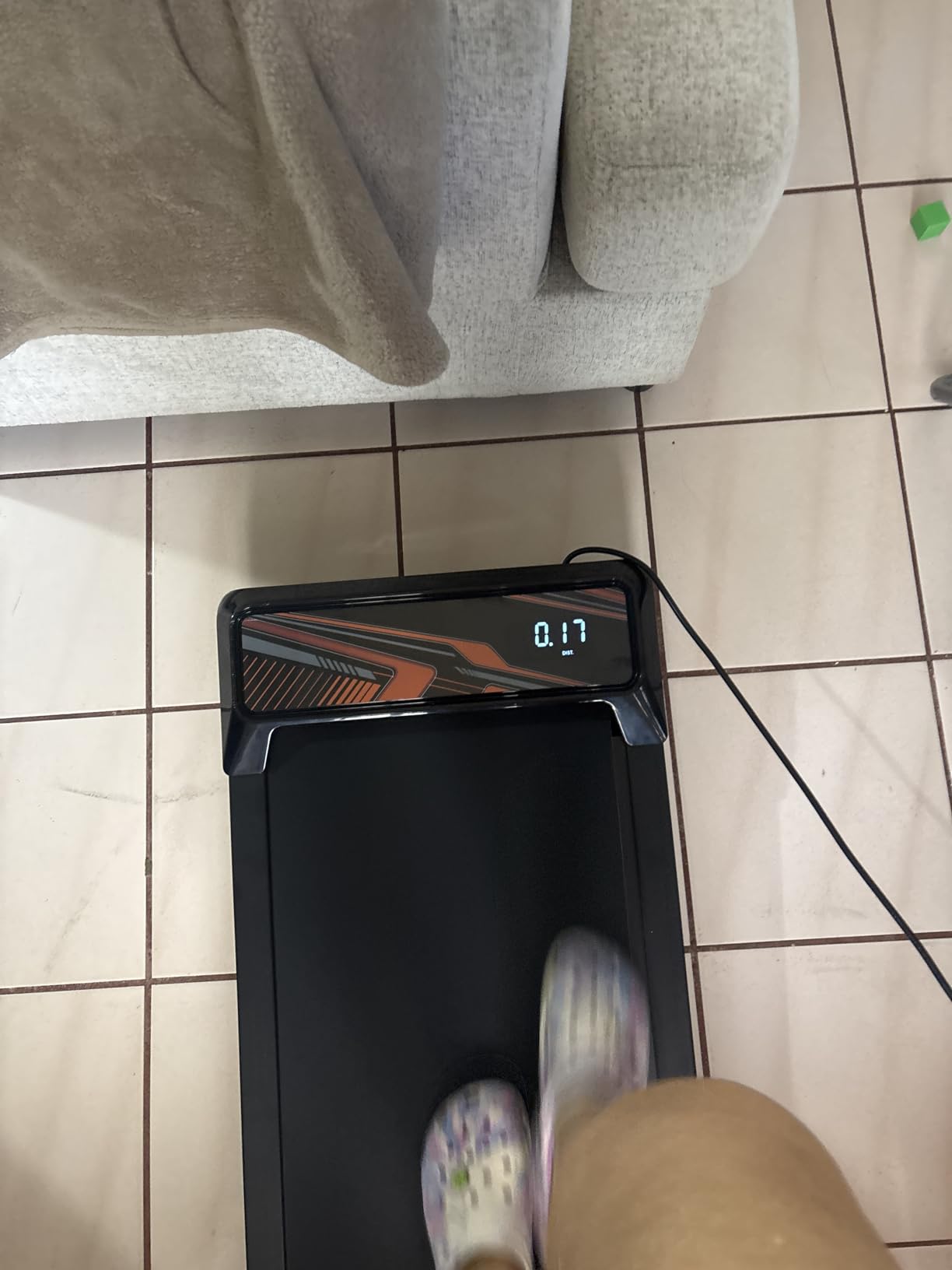 Under Desk Treadmill, Walking Mat with Incline pad customer photo 2