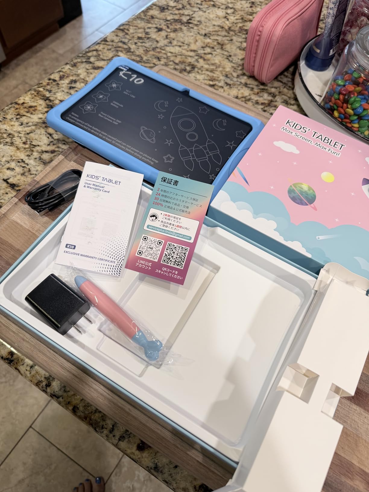 2026 Upgraded TABWEE Kids Tablet 10 Inch, Latest Android 16 Tablet for Kids Ages 6-12, 16GB RAM 64GB ROM (Expandable 2TB), HD Eye-Care Display, Parental Control, WiFi, Kid-Proof Case & Stylus Included customer photo 2