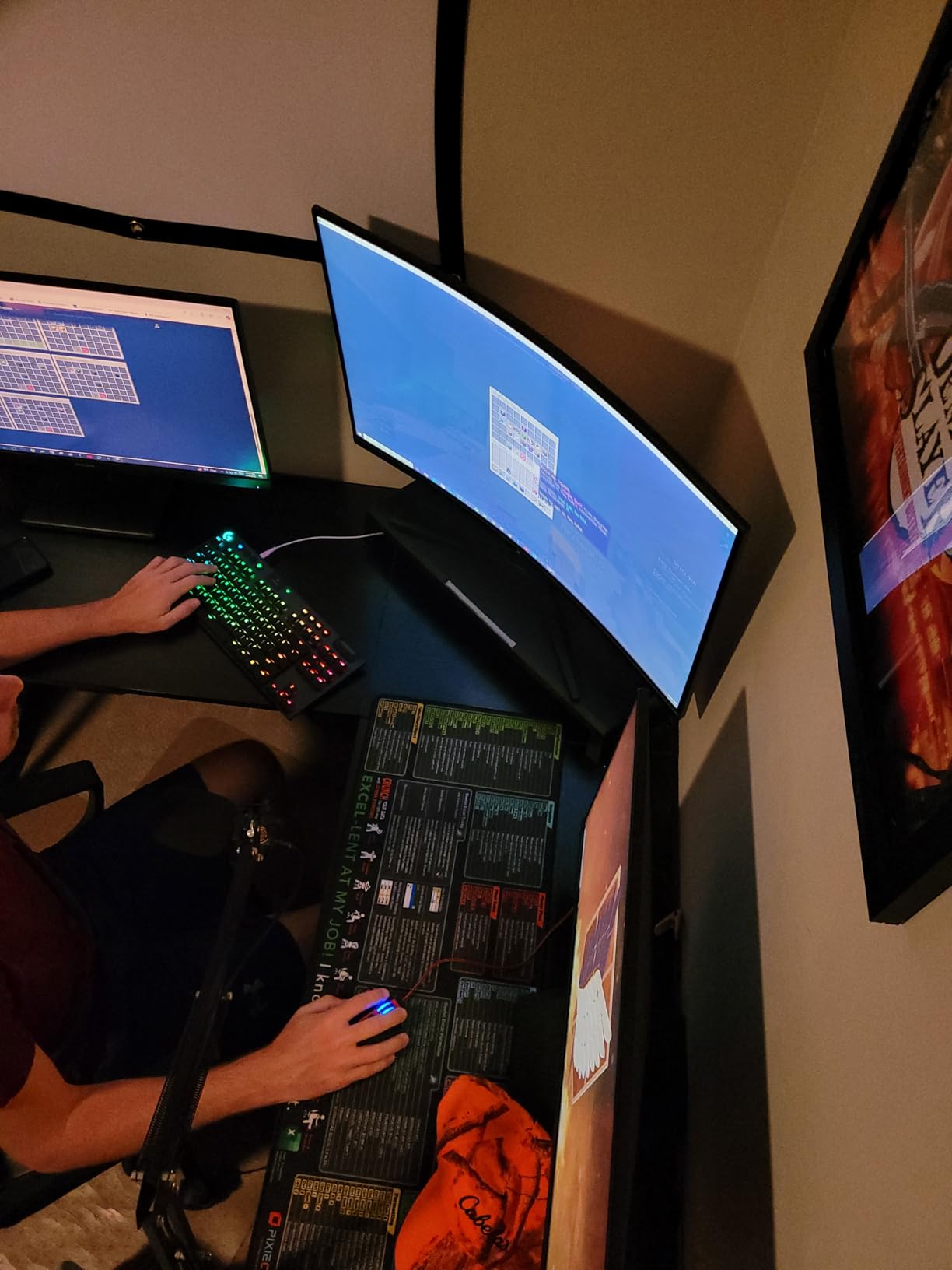 Z-Edge 49 inch Ultrawide Curved Computer Monitor, DQHD 5120x1440, 165Hz customer photo 1