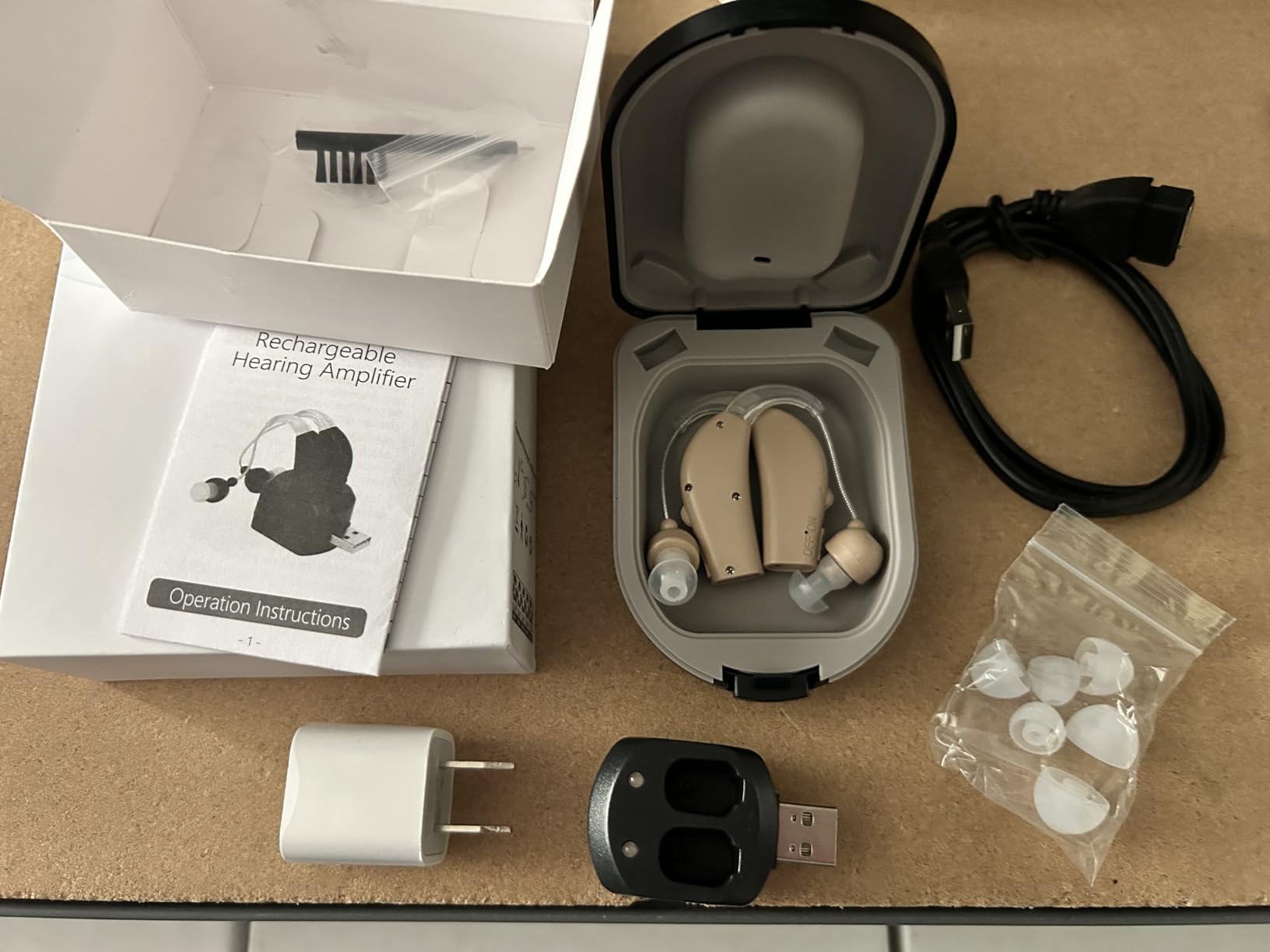 Hearing Aids for Seniors Rechargeable 24H Battery customer photo 2