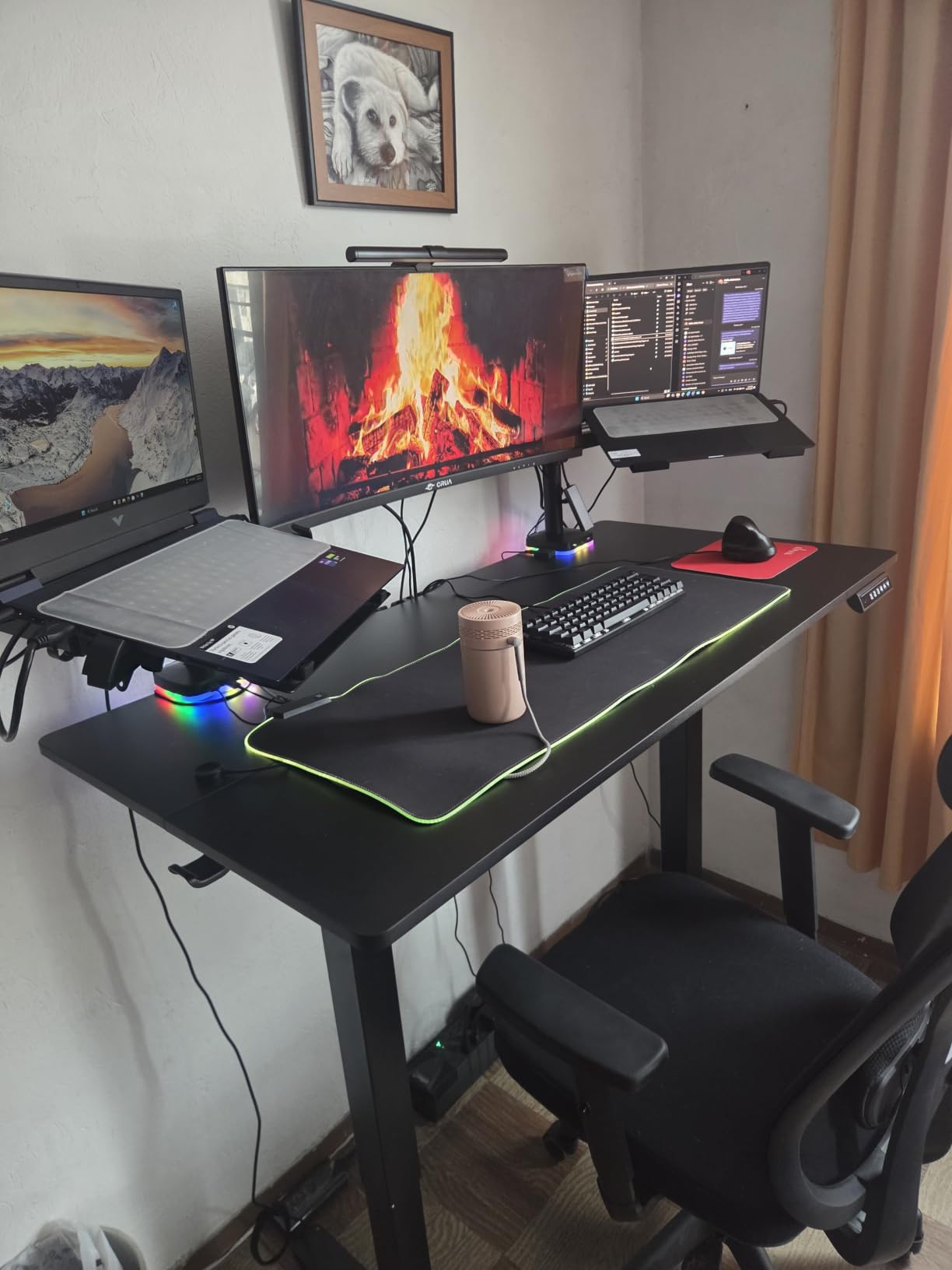 8K HDMI KVM Switch 2 Monitors 2 Computers Dual Monitor Extended Display 8K@60Hz 4K@120Hz, 2-Port KVM Switches with 4-Port USB 3.0 Hub, Desktop Controller and 2 USB Cables customer photo 1