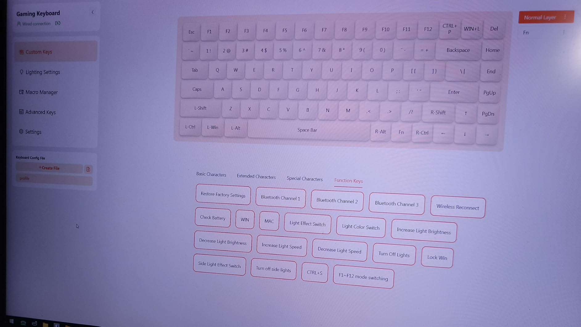 Air75 Low Profile Mechanical Keyboard Wireless, 75% Aluminum Frame, Hot Swappable, Shine Through PBT Keycaps, RGB Backlit, Bluetooth/2.4GHz/USB-C, Gaming Keyboard for Mac Windows (White) customer photo 1