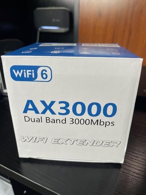 2026 AX3000 WiFi6 Extender Signal Booster, 2400Mbps Dual-Band Internet Extender WiFi Booster Up to 22880 Sq.ft & 150+ Devices, WiFi Range Extender with Ethernet Port customer photo 2