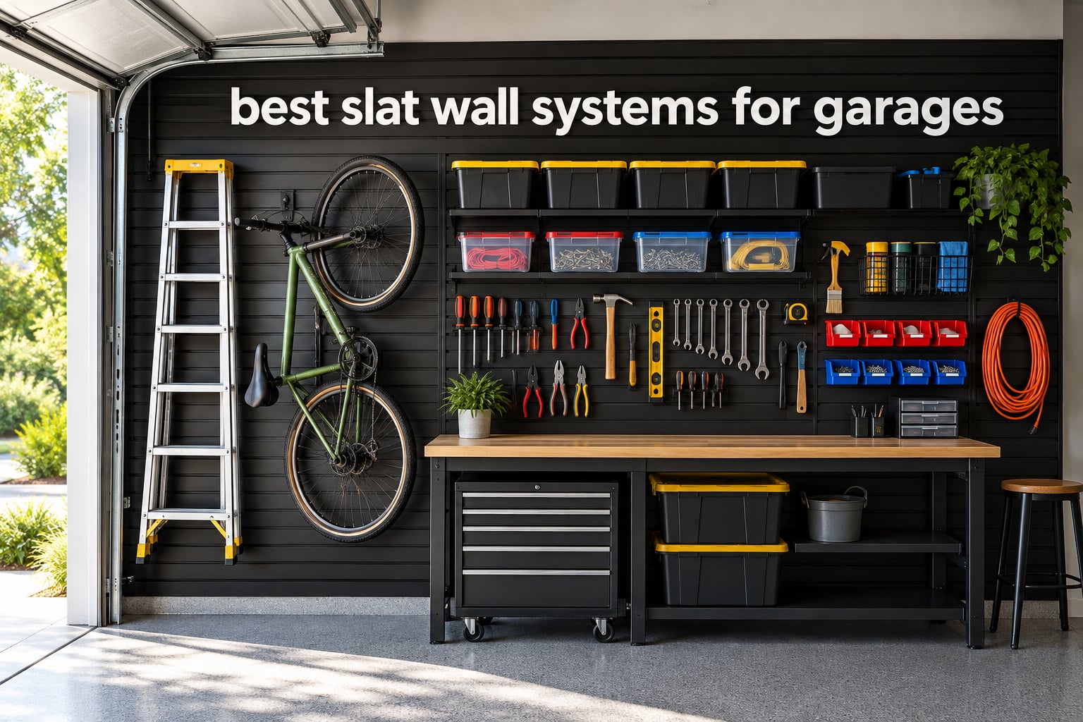 best slat wall systems for garages