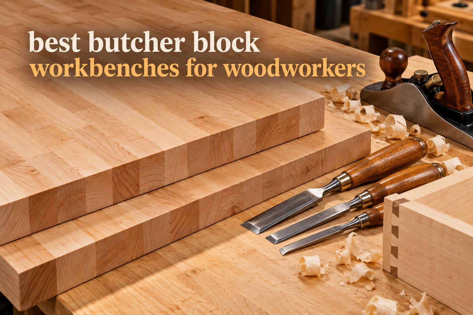 best butcher block workbenches for woodworkers