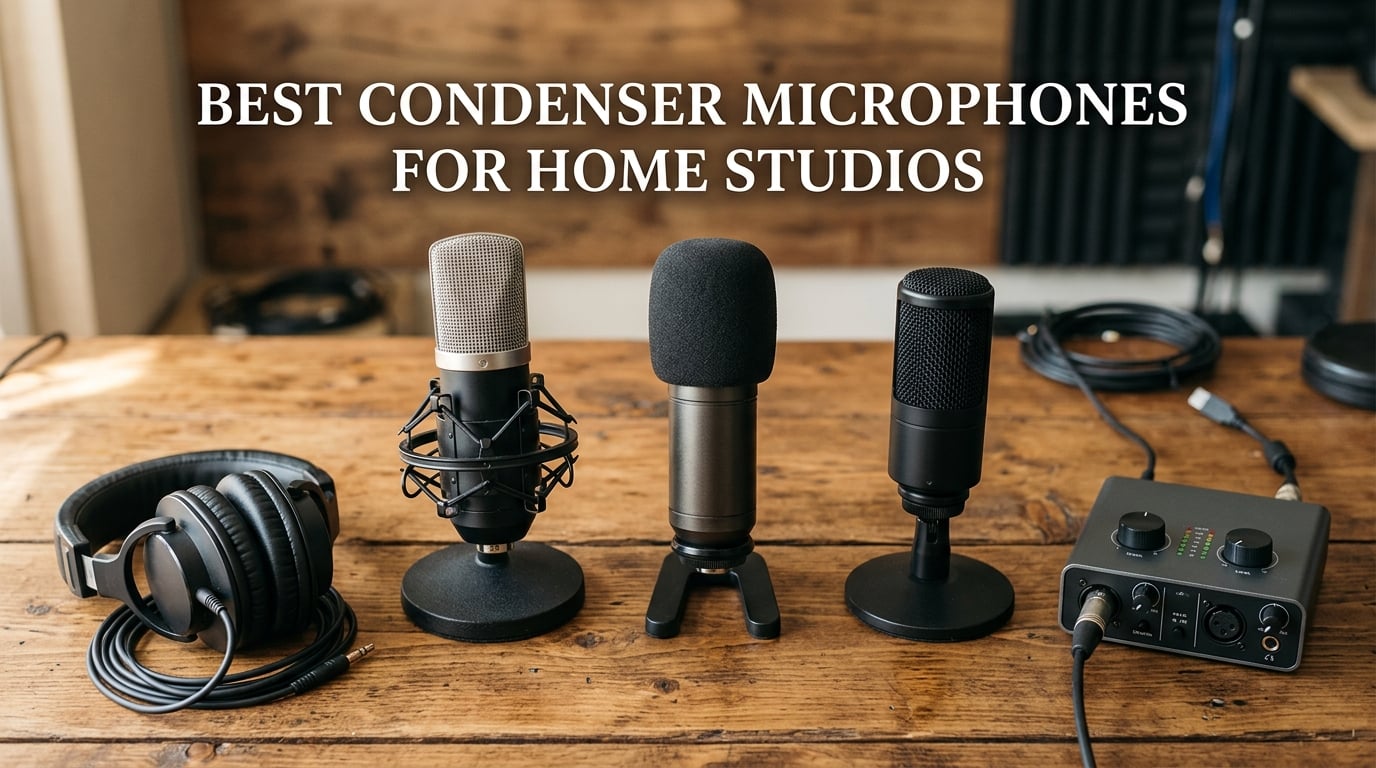 best condenser microphones for home studios