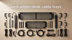best under-desk cable trays
