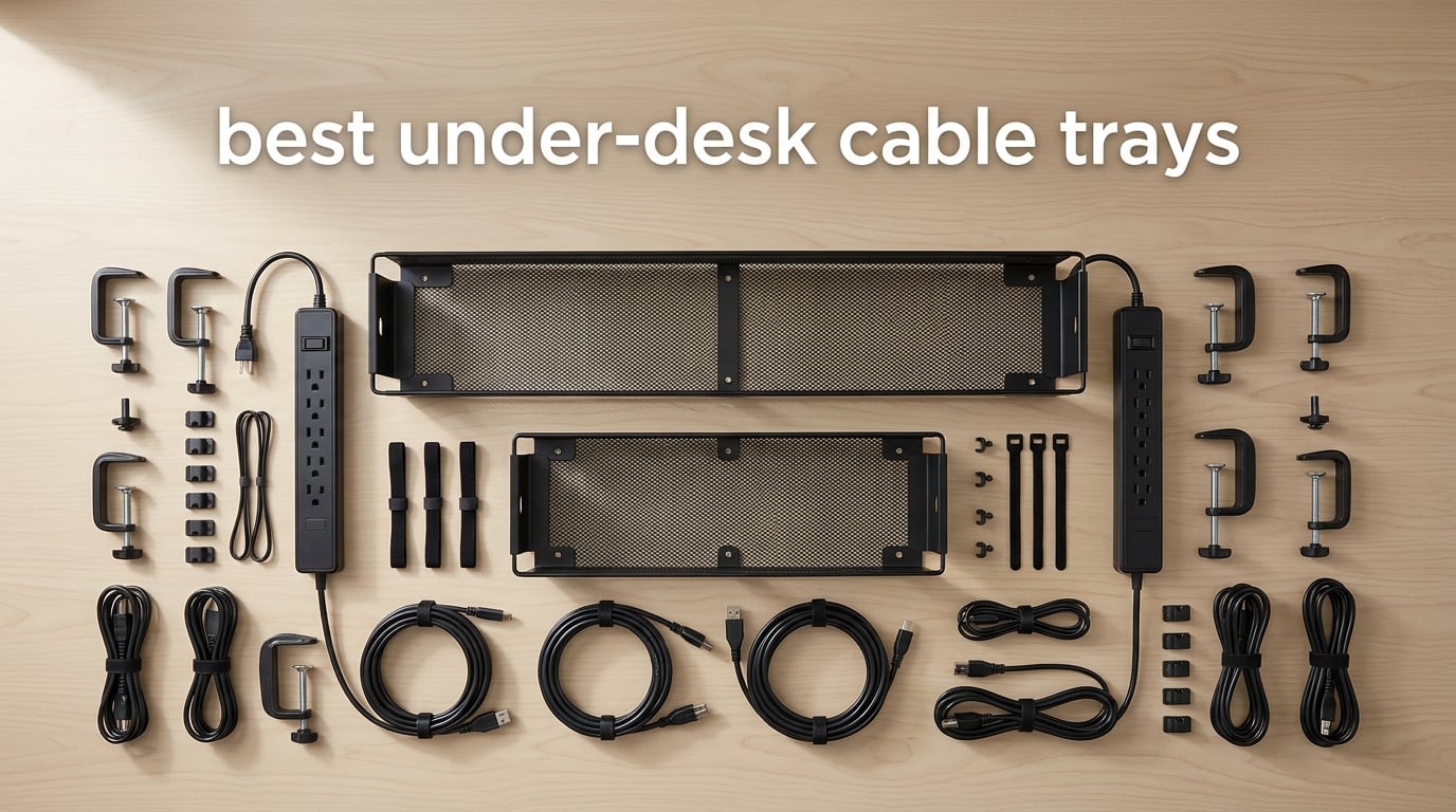 best under-desk cable trays